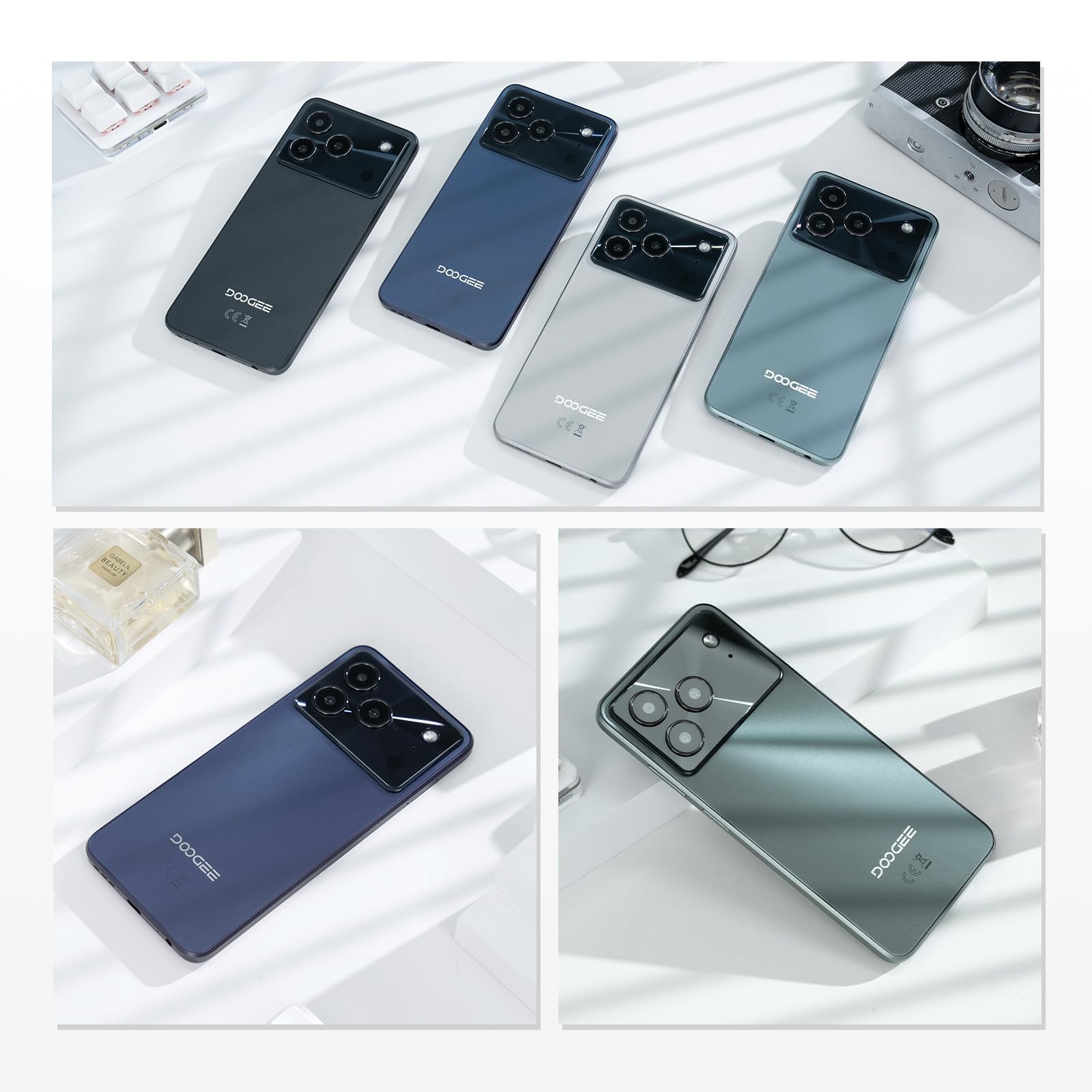 Note 56 Plus Smartphone Android 16, 48GB+256GB Cellulari, 50MP+8MP, 6150mAh Telefono Cellulare, 6.56" 90Hz Octa-Core Telefoni, Fingerprint/Face ID/4G Dual SIM/Widevine L1/NFC - Viola