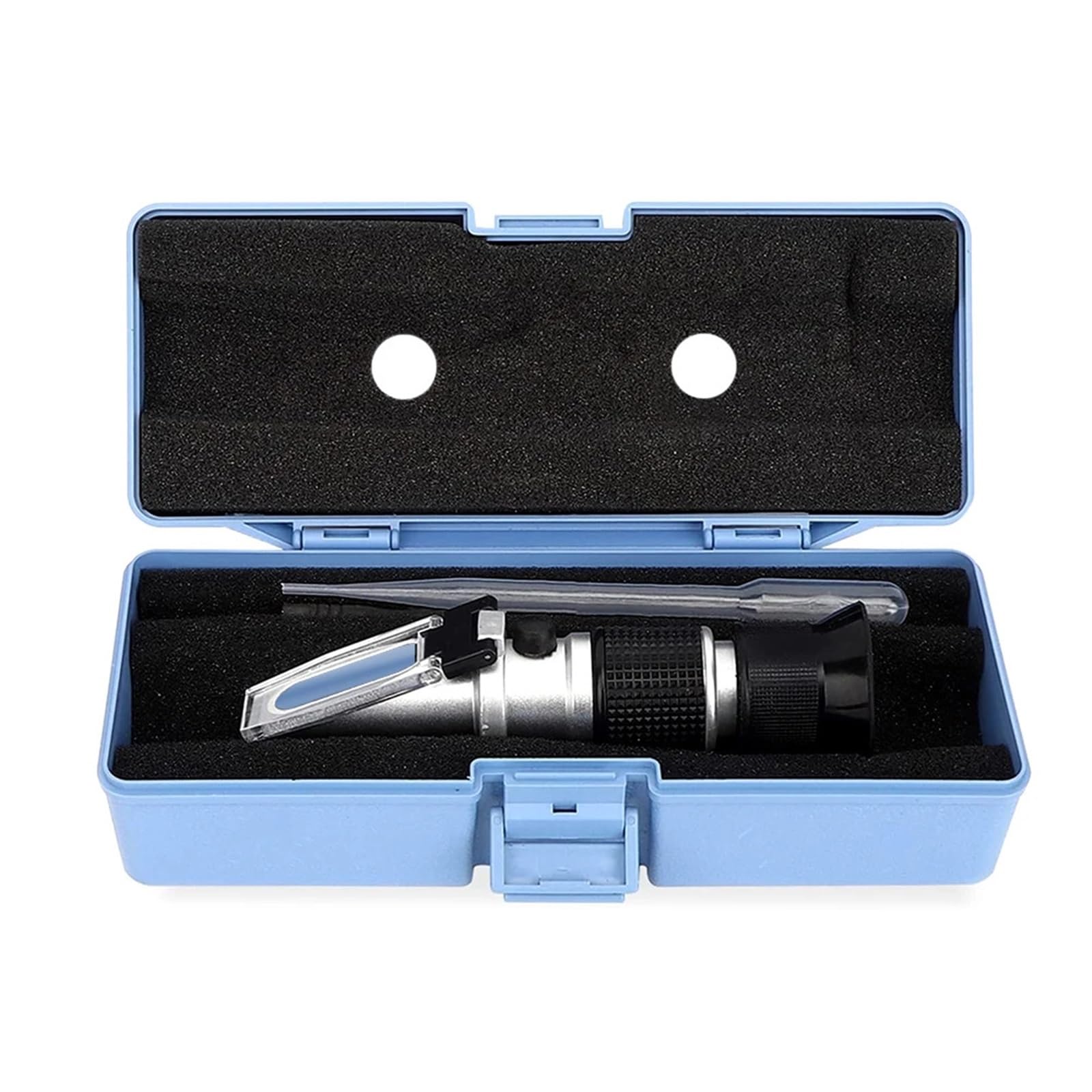 Refraktometer, 3-in-1 Handheld-Honig-Refraktometer, Feuchtigkeit, Baume Brix Skala, Bereich 58–90 % Zuckerbrechungstester