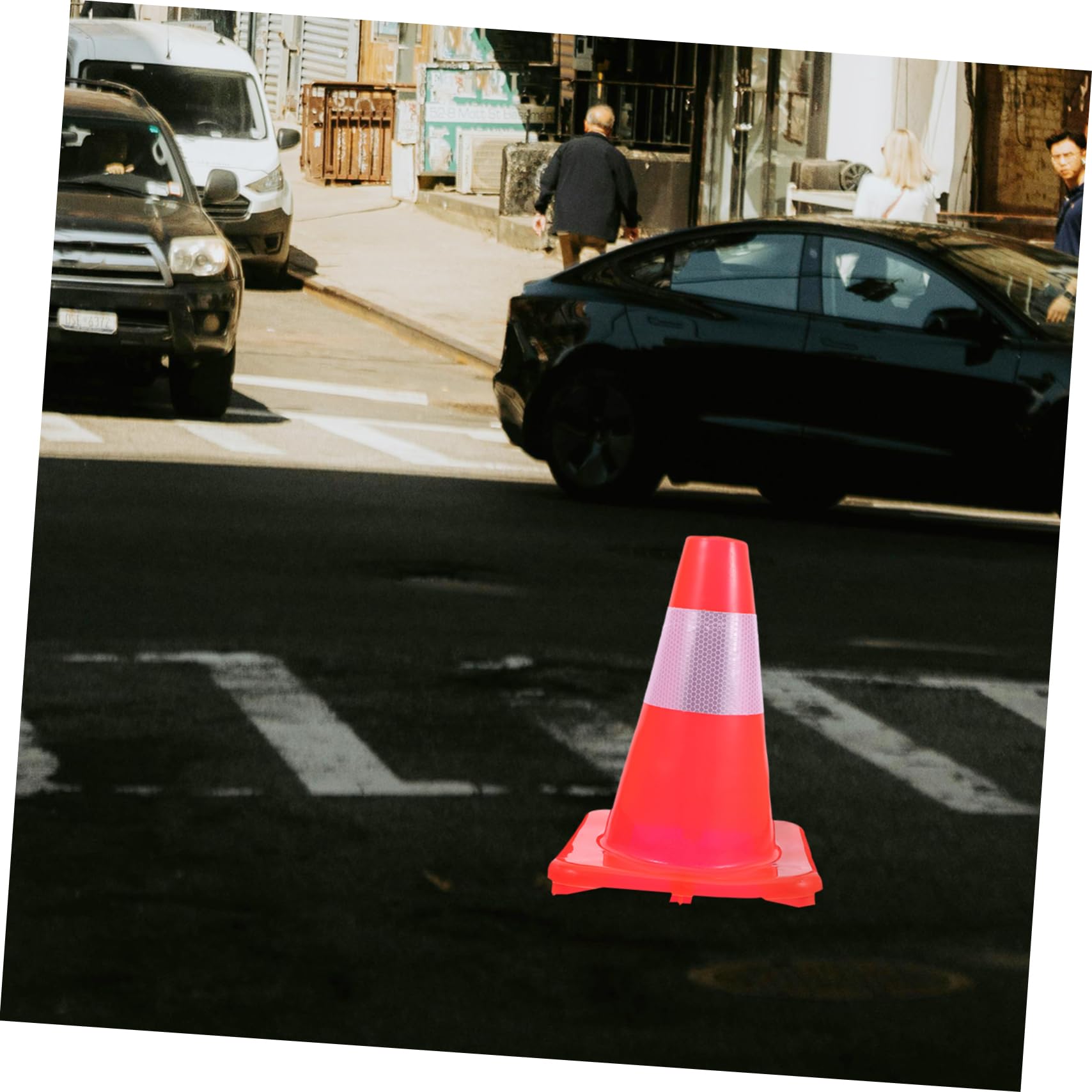 Zerodeko Conos Reflectantes de Seguridad Alta Visibilidad Conos para Señalización Vial Deportivo