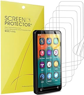 Compatible for innioasis G1 Screen Protector, [6 Pack] Full Coverage TPU Clear Film Compatible for innioasis G1 4" Full Touch Screen MP4 MP3 Player