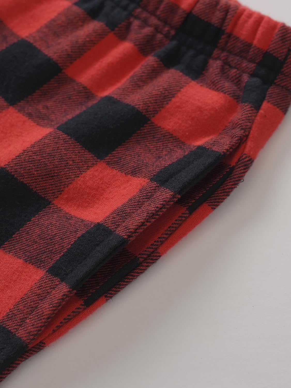 Latuza Women's Petite Cotton Flannel Pajama Set Petite Size Button Up PJs - Image 7