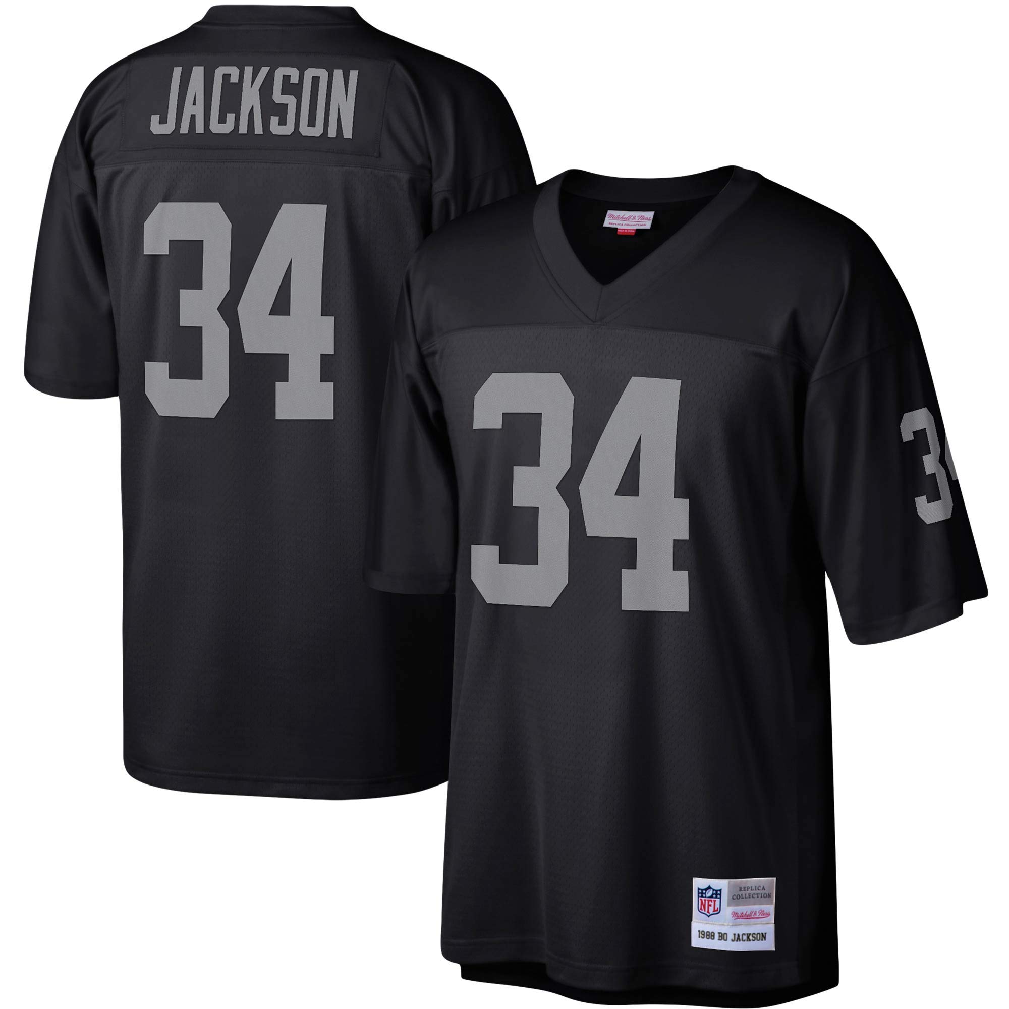 RAIDERS ユニフォーム JACKSON 34 NFL Legacy Jersey - Los Angeles Raiders 1988 Bo Jackson - S