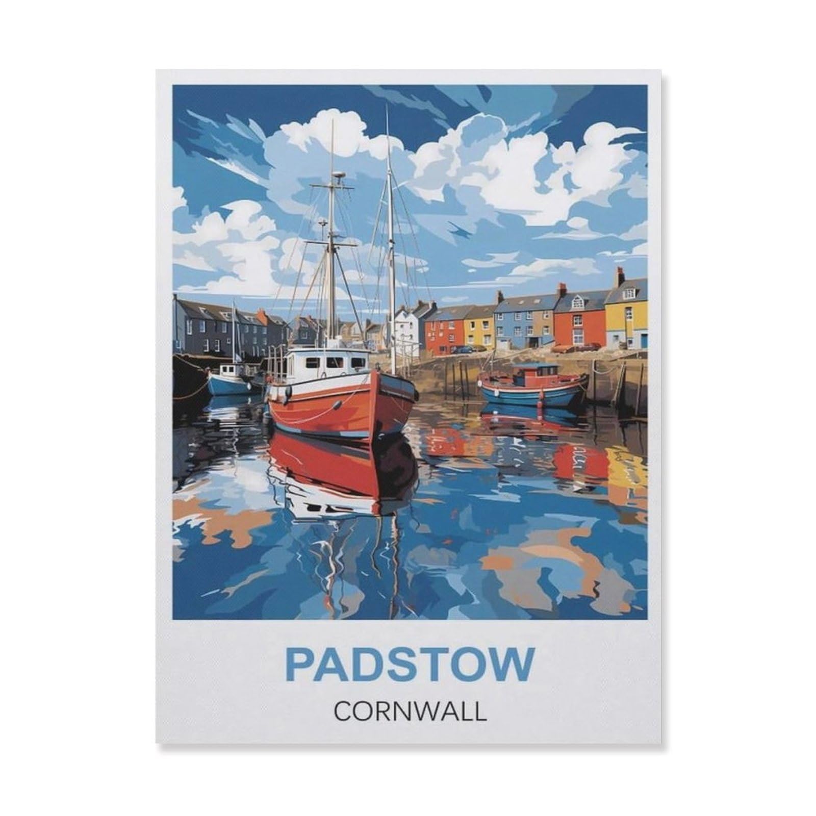 Metal Sign Tin Sign，Padstow Cornwall(20x30cm）