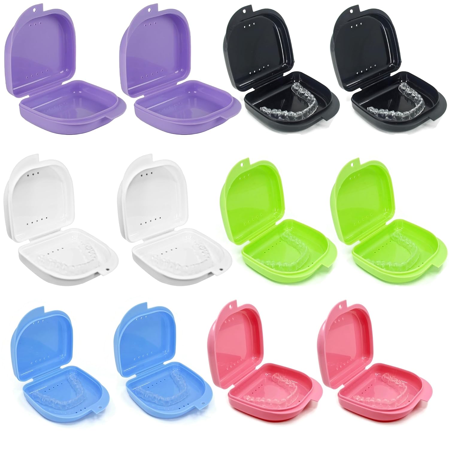 Genco Dental Retainer Case with Vent Holes Orthodontic