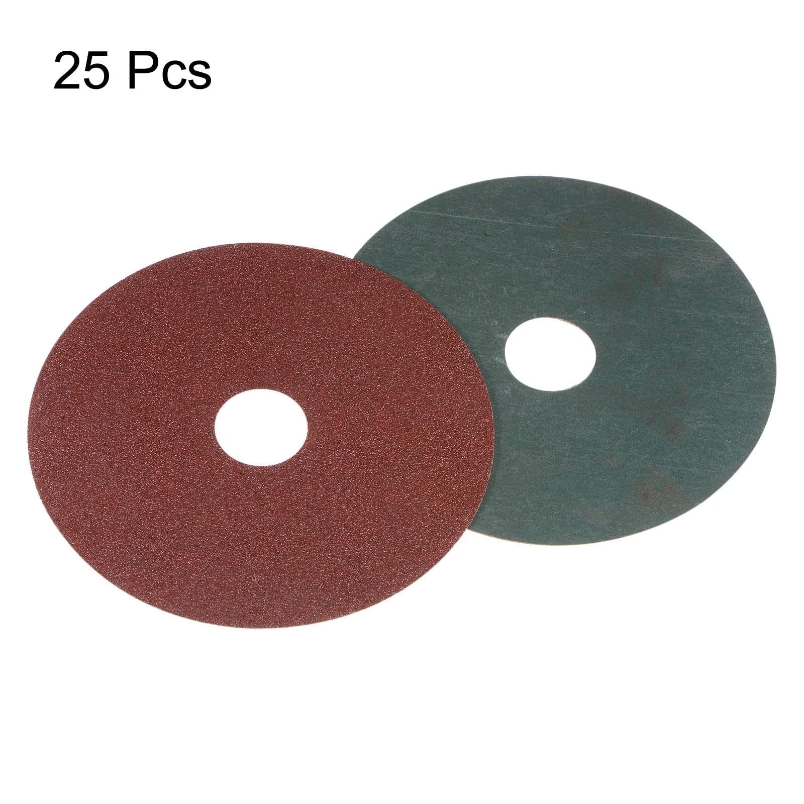 Lot De 25 Disques Abrasifs Rapides Ø 76 Mm Grain 80 Type R – Oxyde D’Aluminium Pour Meuleuse, Ponçage Et Ébavurage Efficace