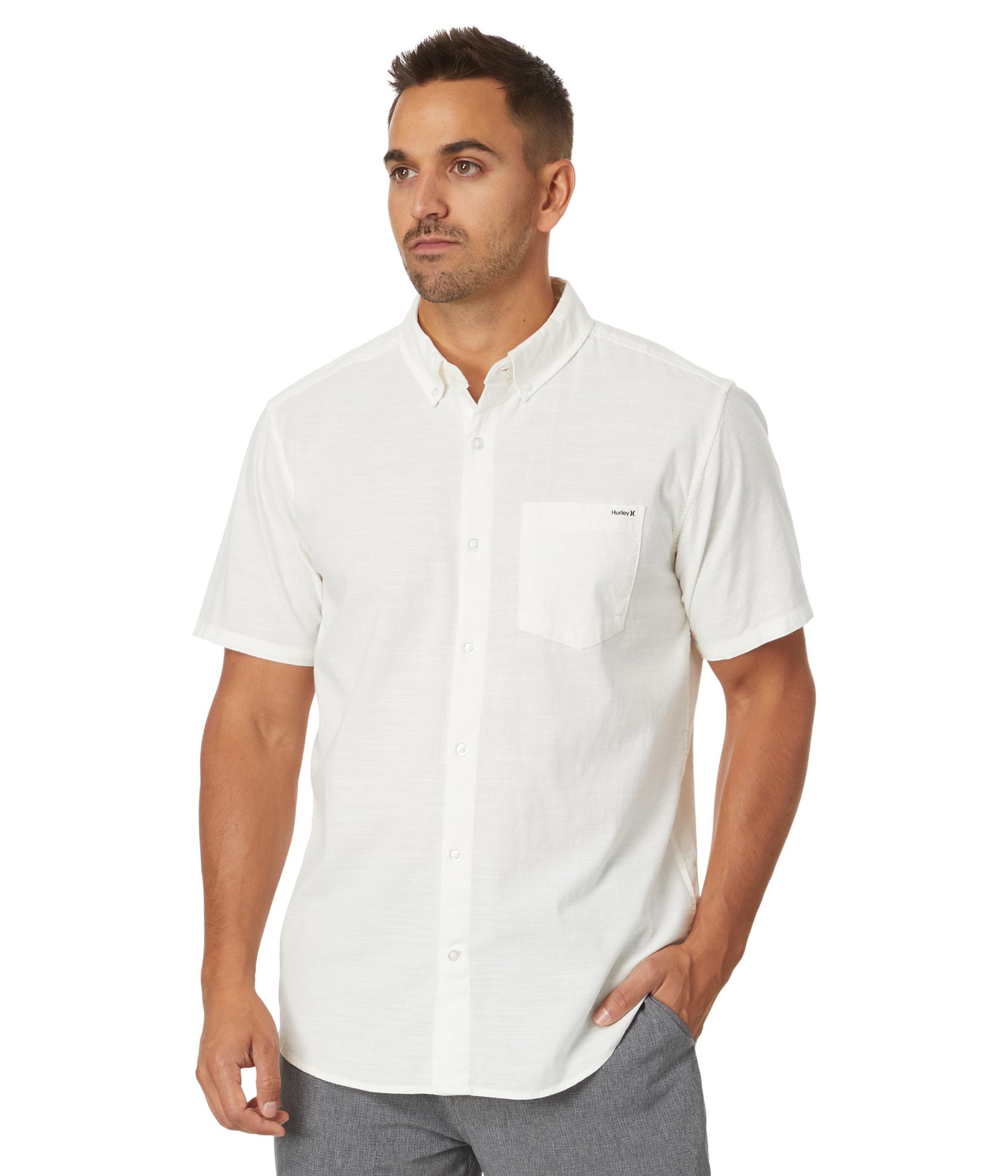 Hurley O & O Stretch SS Camisa para Hombre