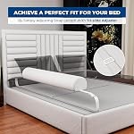 Bed Bumper for Toddlers with Adjustable Straps | Portable Toddler Bed Rails | Travel Toddler Bed Bumper for Full Size Bed, Twin, Queen & King | Foam Bumpers for Toddlers