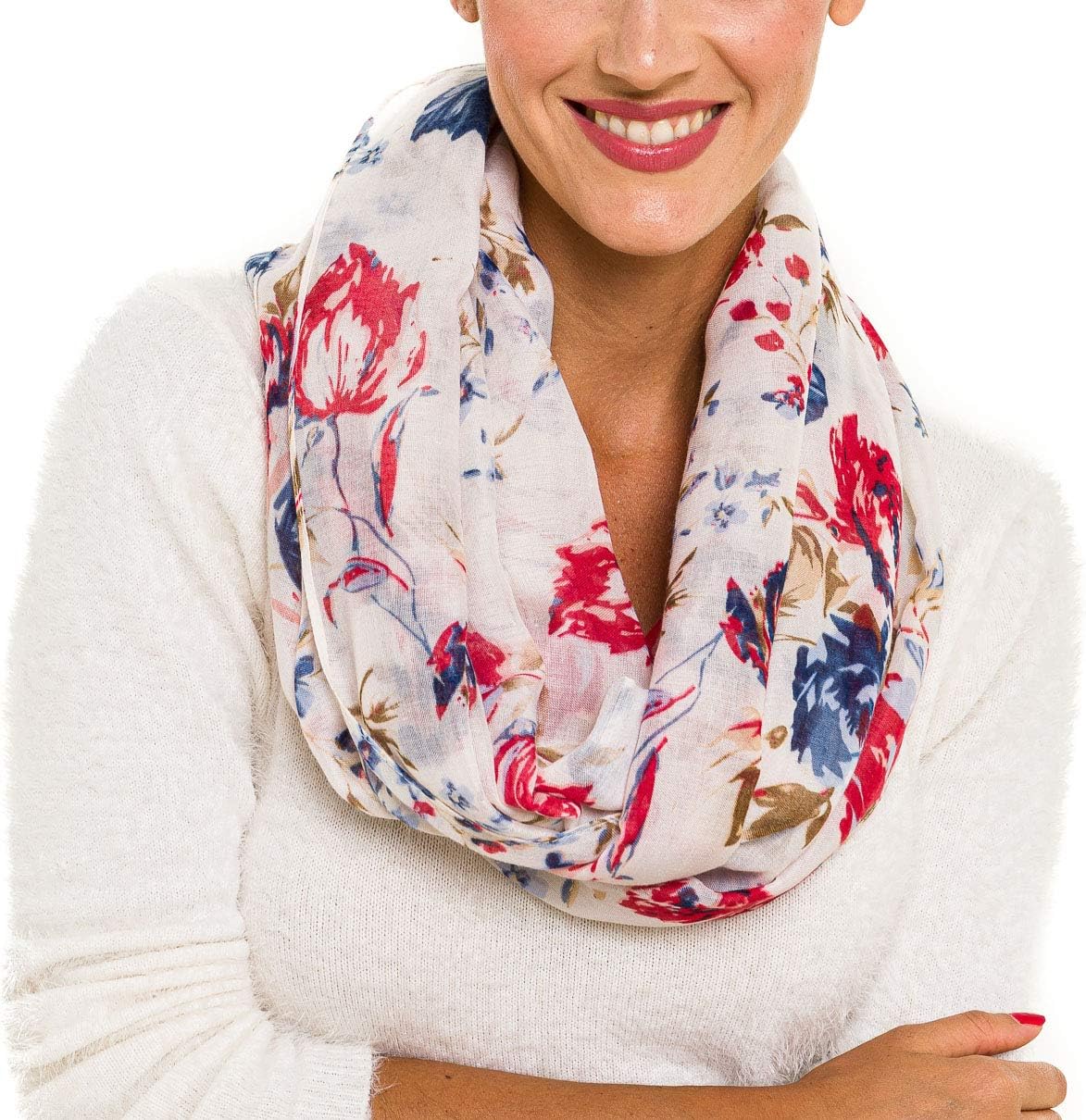 Infinity Scarf for Women Lightweight Fashion Scarves for Summer Fall image 4