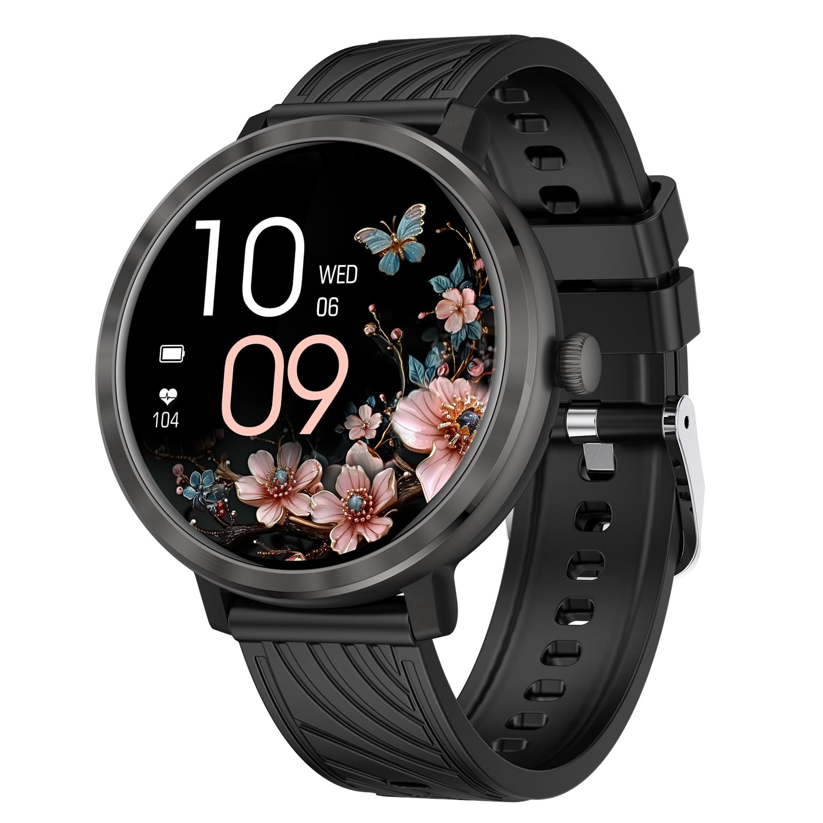 Smart Watch for Women, 1.19" AMOLED Touchscreen Fitness Tracker, Make/Answer Calls, Heart Rate SpO2 Monitor, IP68 Waterproof, Sleep & Activity Tracking Smartwatch for Android Phones iPhone