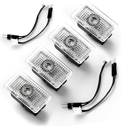 Miniatura 6 de 4 unidades para Tesla - Proyector de logotipo para puerta de automóvil, luces de charco, luces de paso de bienvenida láser 3D, luces de sombra