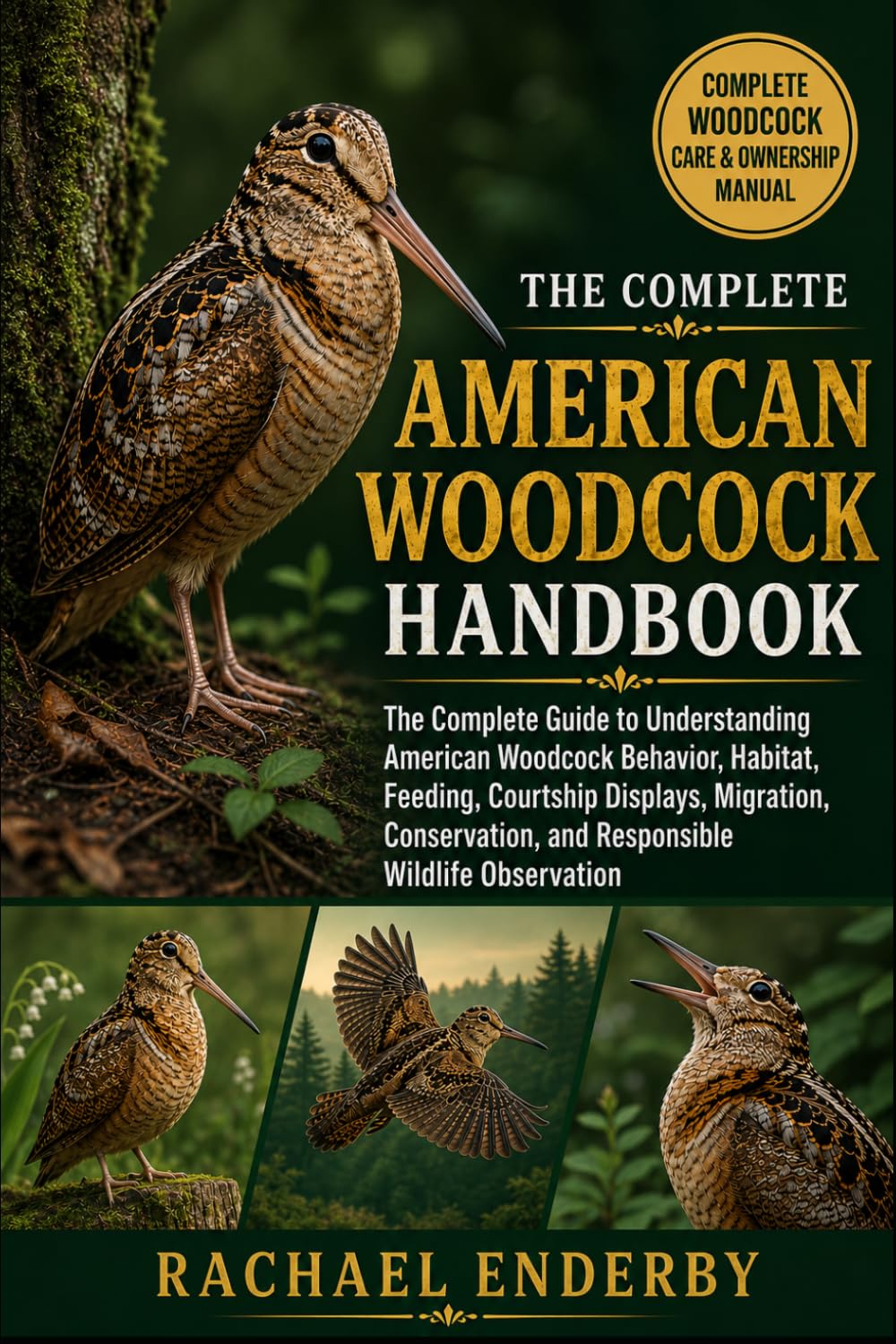 AMERICAN WOODCOCK HANDBOOK: The Complete Guide to Understanding American Woodcock Behavior, Habitat, Feeding, Courtship Displays, Migration, Conservation, and Responsible Wildlife Observation