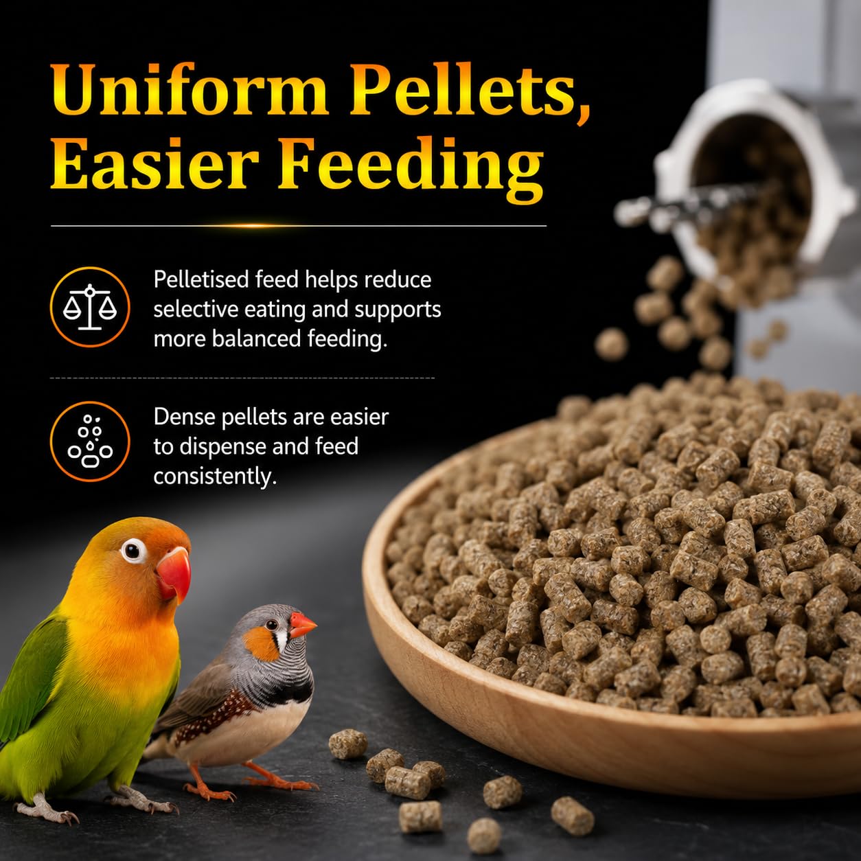 Macchina elettrica a pellet da 500 W con 3 piastre di matrice, include piastre da 2,5 mm, 5,0 mm, 7,5 mm per fare pellet per pesci, uccelli, gatti, cani, conigli, polli, pecore