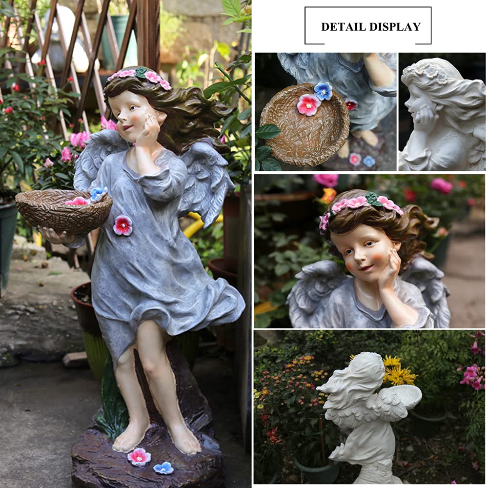 Amazon.co.jp: 天使置物、ガーデンオーナメント置物プランター