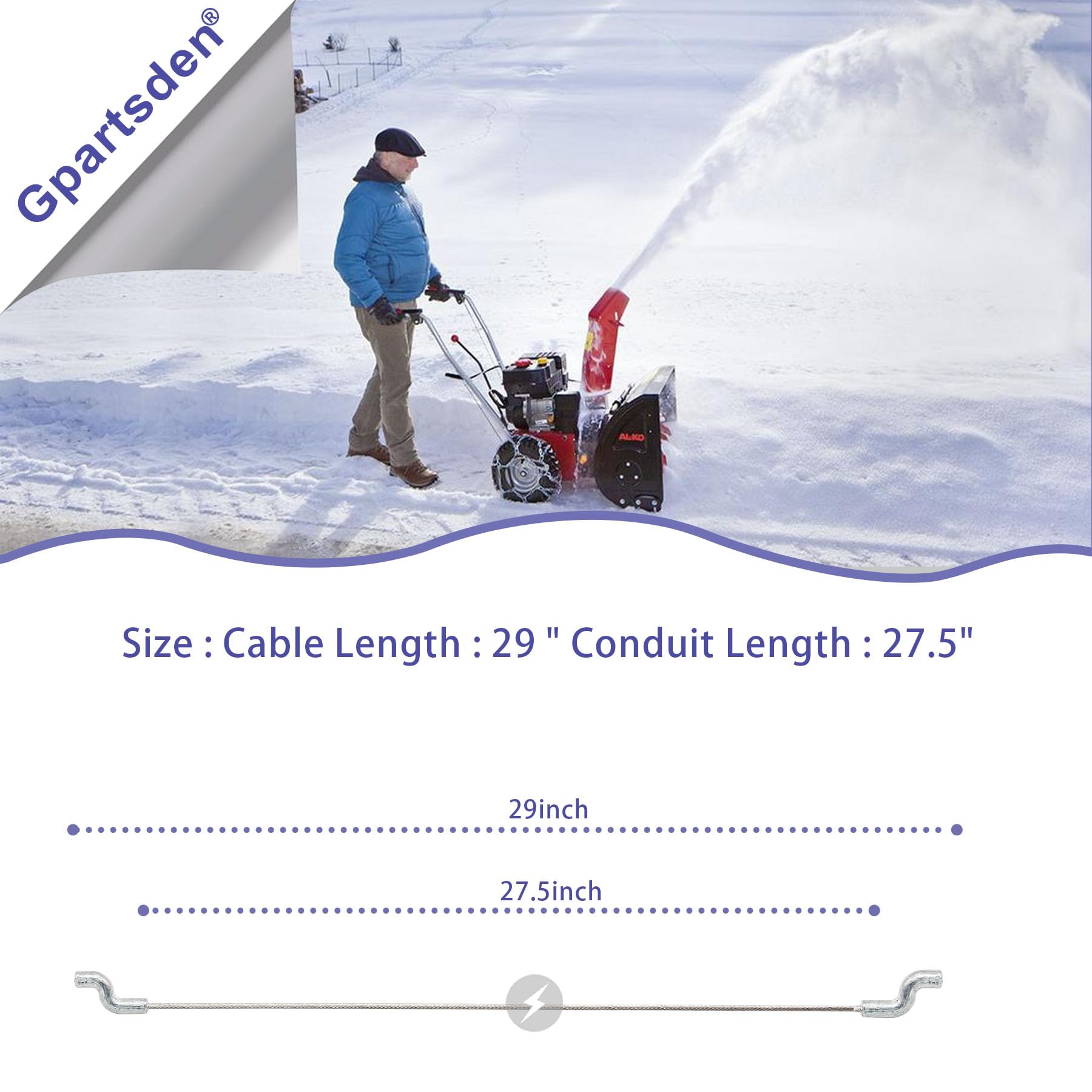 Replacement Aftermarket Belt - 6551 Snow Blowers/Throwers Replacement Belt Wheel Horse ST-267; ST-268 (YFA)