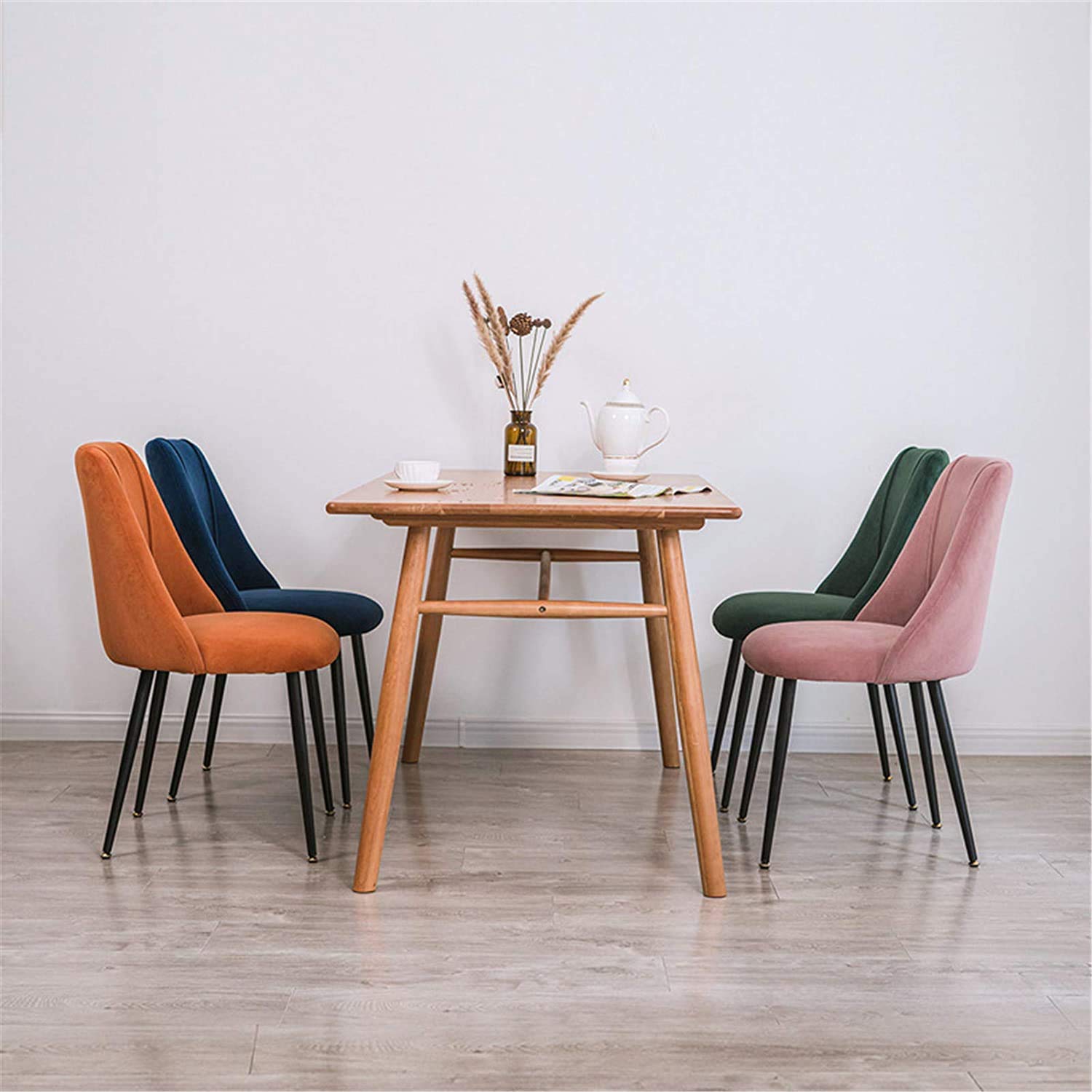 ダイニングチェア ブラック ベルベット生地 椅子 チェア ダイニングチェア 回転式 スピンチェア 肘置き ベルベット調