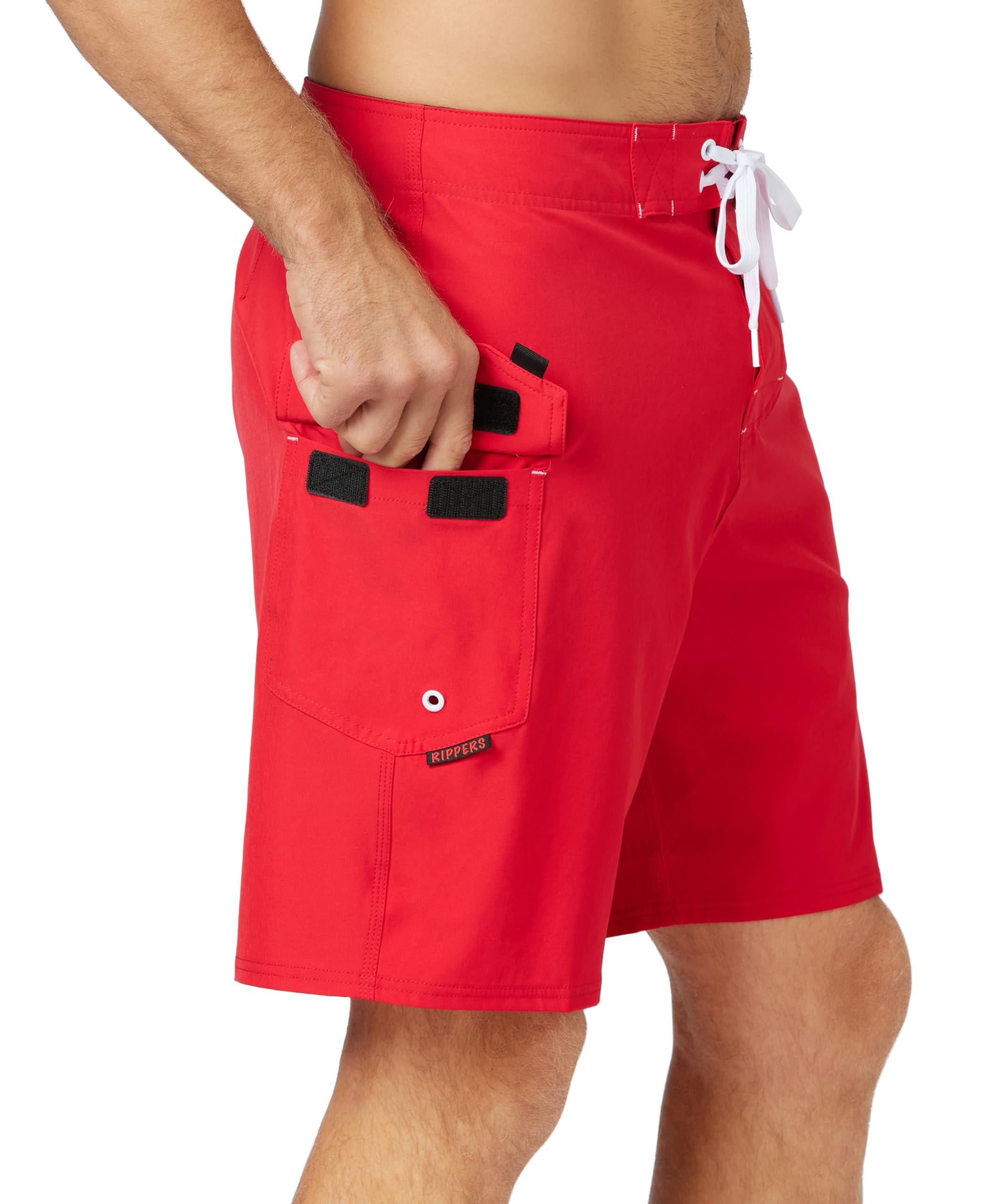 Maui Rippers Men's Lifeguard Stretch Boardshorts Uniform Shorts 19