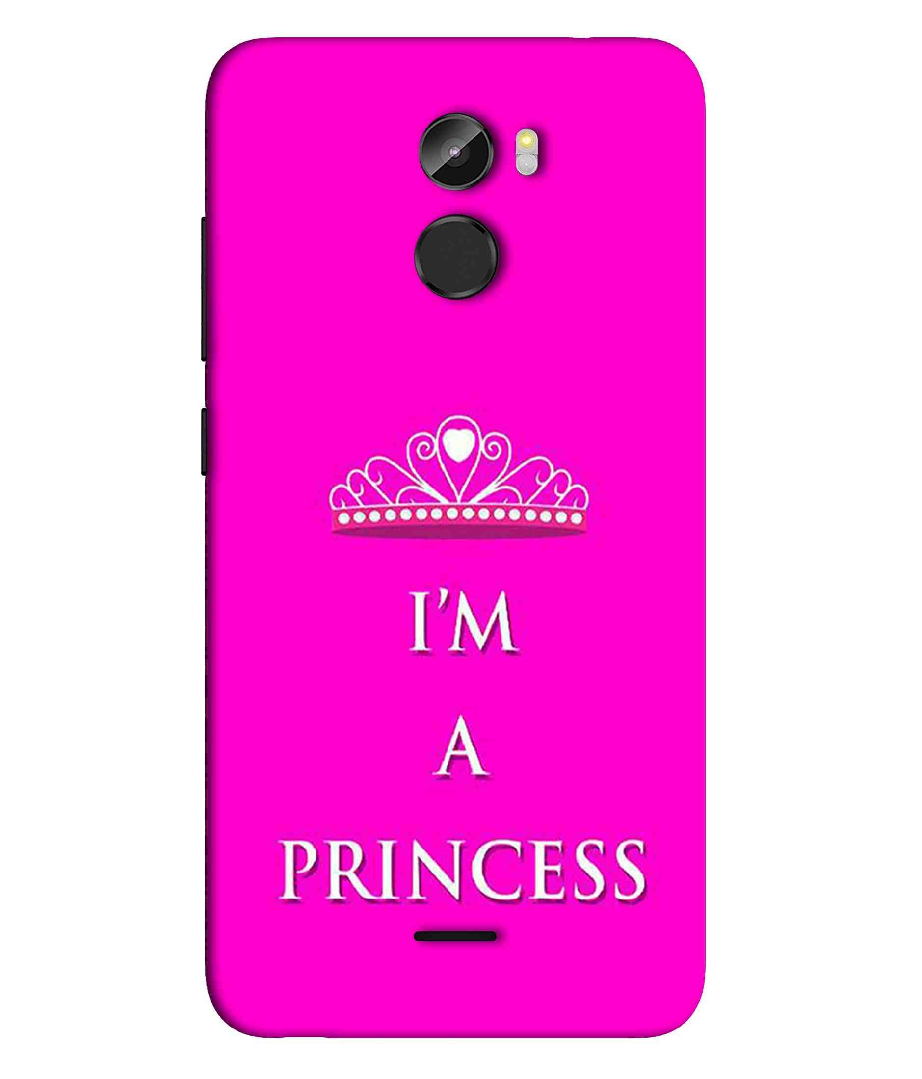 PRINTFIDAA Princess Peagant Im A Princess Diamond Throne Animateded Print Designer Back Cover for Gionee X1