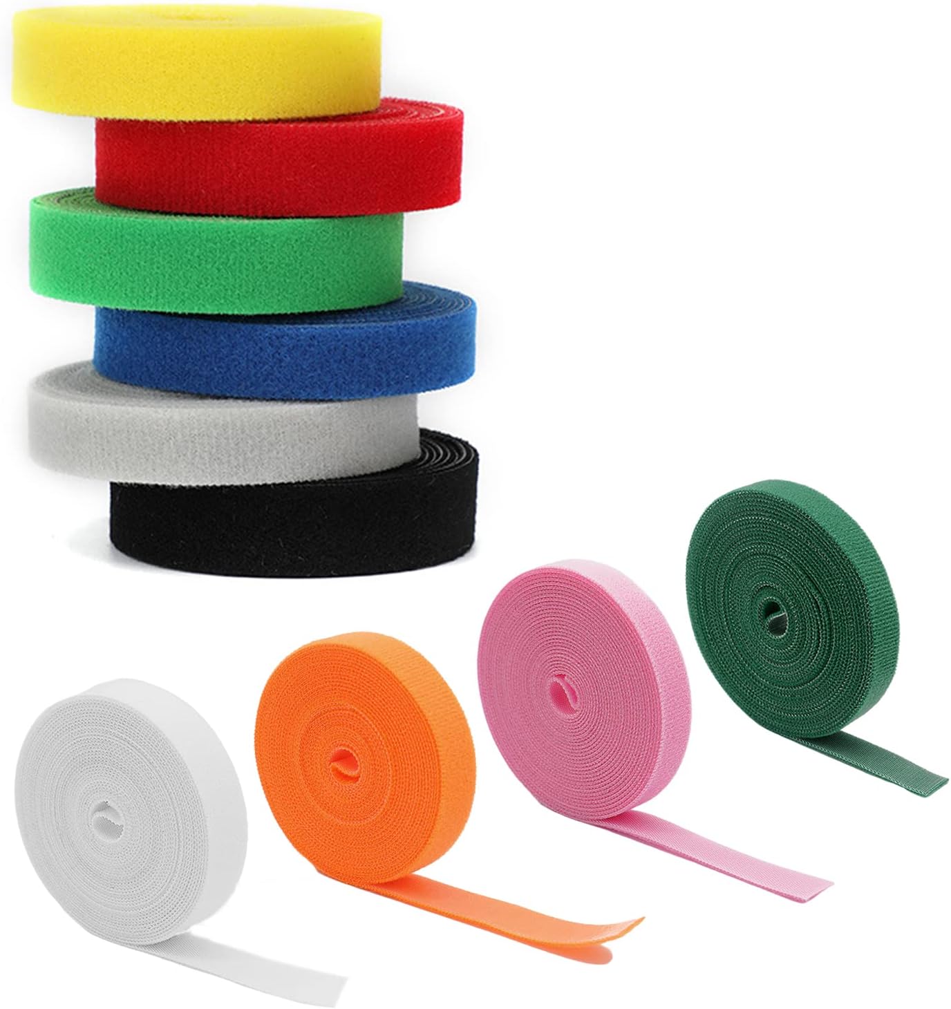 Ruban auto-agrippant de 2,5 cm de long avec adhésif puissant – Bandes