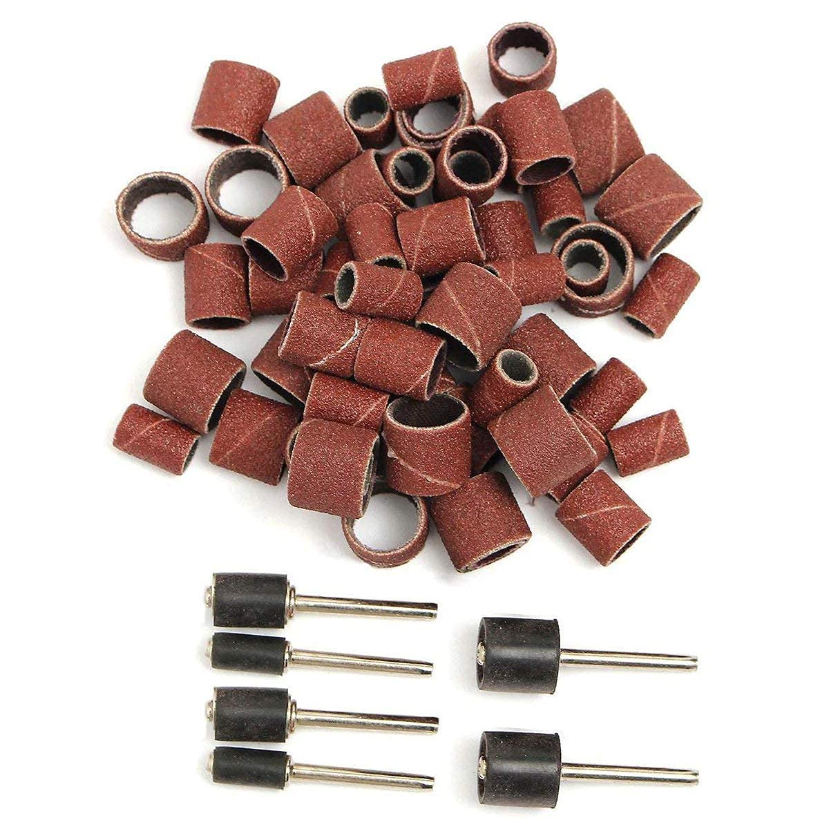 Fozti 51pcs Sanding Drum Set for Dremel and All Other Rotary Tools with Corded Electric 51 Replaceable Sanding Bands & 6 Rubber Drum Mandrels for Wood, Metal Work, Jewellery, Model Making & DIY Crafts (B09G6XWWYR) Amazon Price History, Amazon Price Tracker