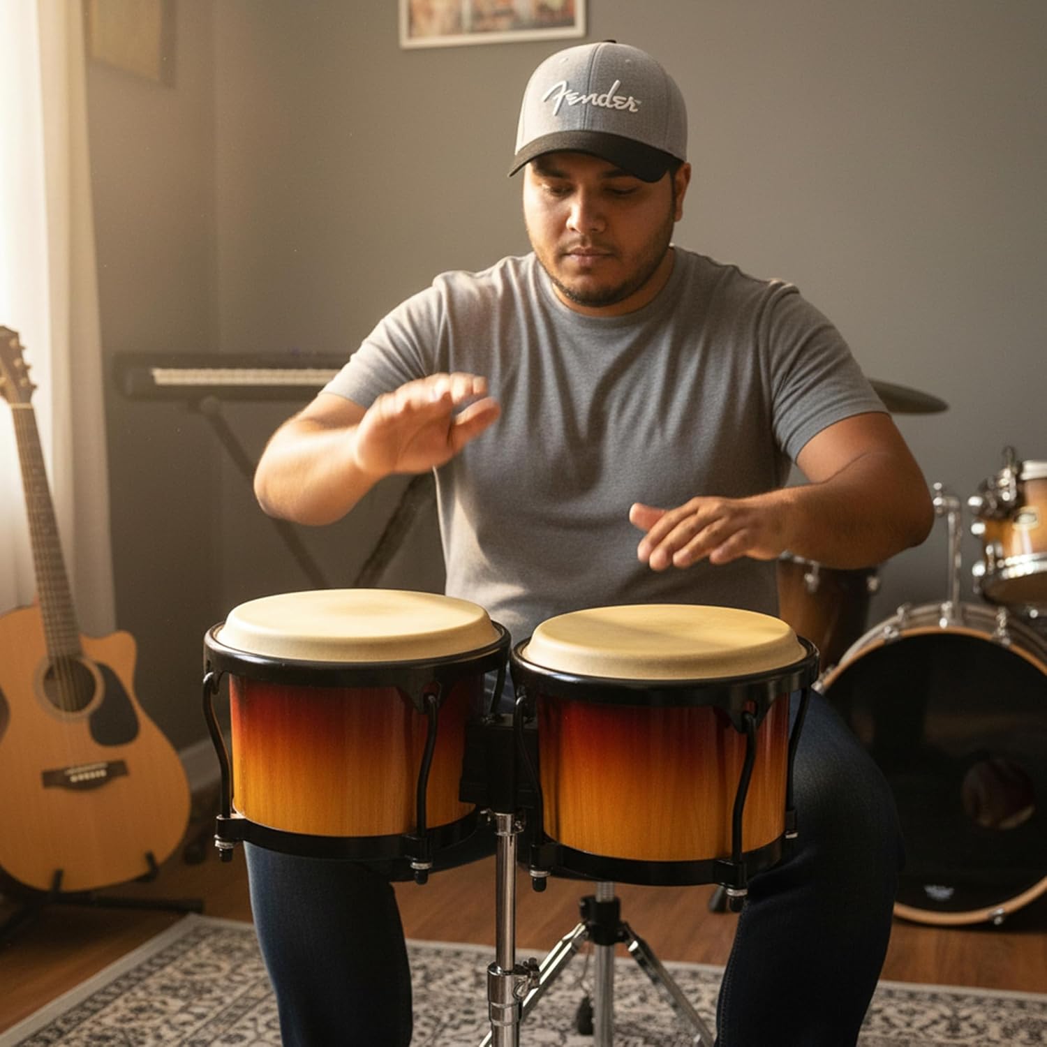 Gearlux Tunable Bongos - Sunburst
