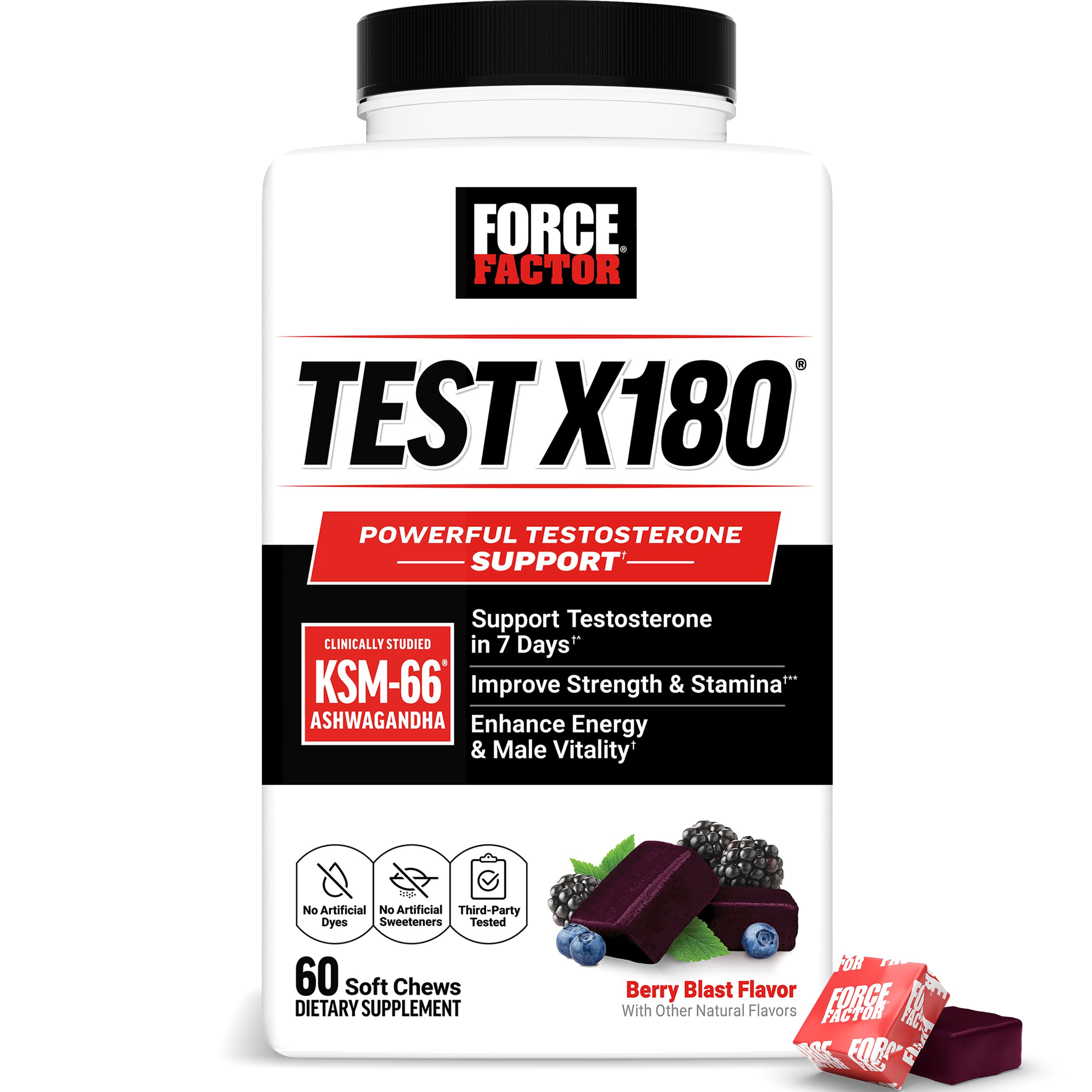 Amazon.com: Force Factor Test X180, Testosterone Support for Men