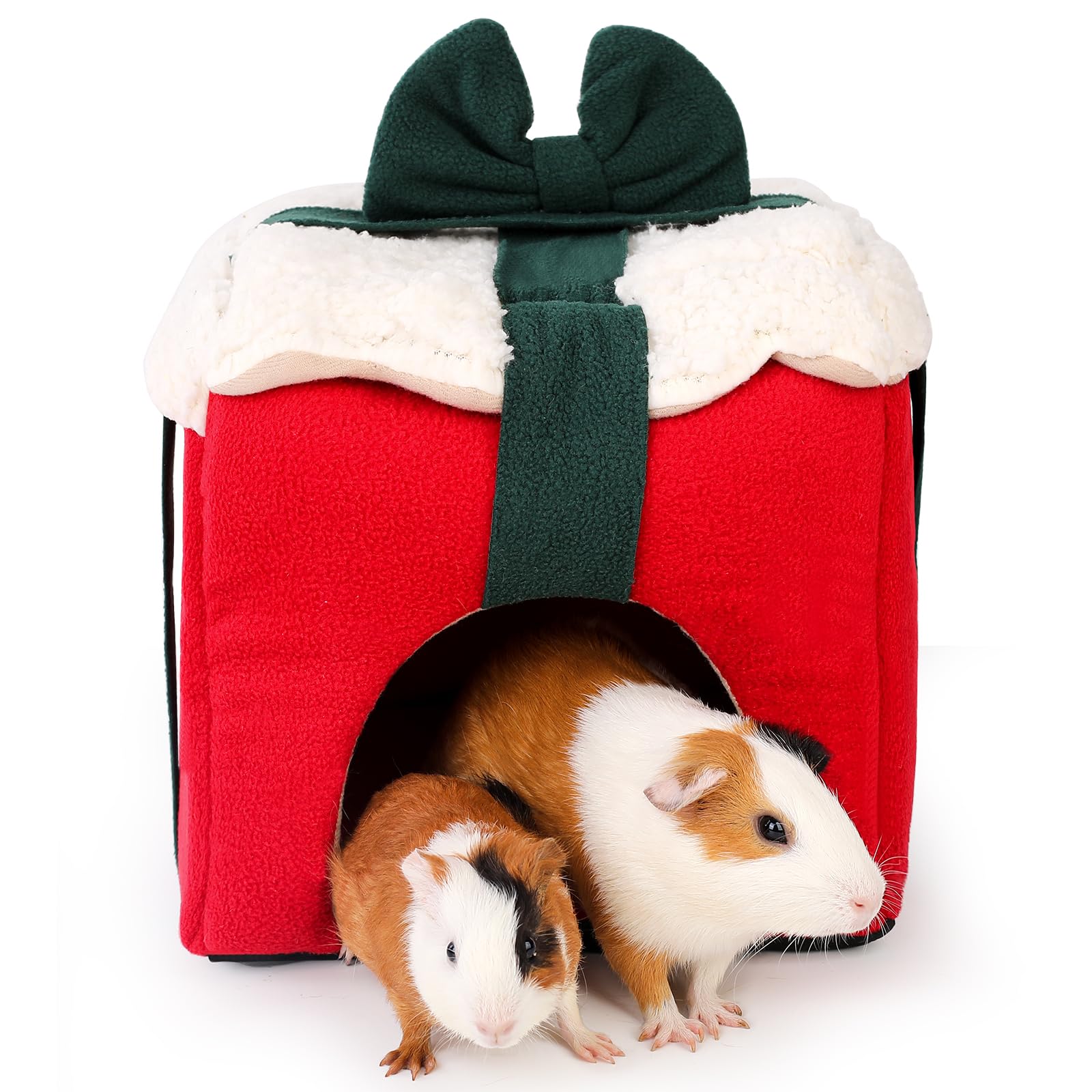 Guinea Pig Bed, Guinea Pig Hideout, Rabbit Bed, Bunny Hideout, Gift Style Guinea Pig Bed for Guinea Pig, Bunny, Chinchilla, Ferret, Rabbit and Other Small Pets - Gift Shape