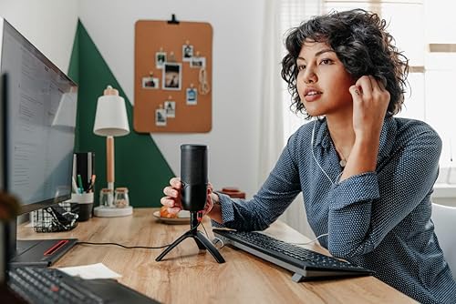 Miniatura 5 de Cherry UM Series 3.0, 6.0 y 9.0 PRO RGB USB Micrófono para PC, Mac, juegos, grabación, transmisión, podcasting, estudio y condensador de