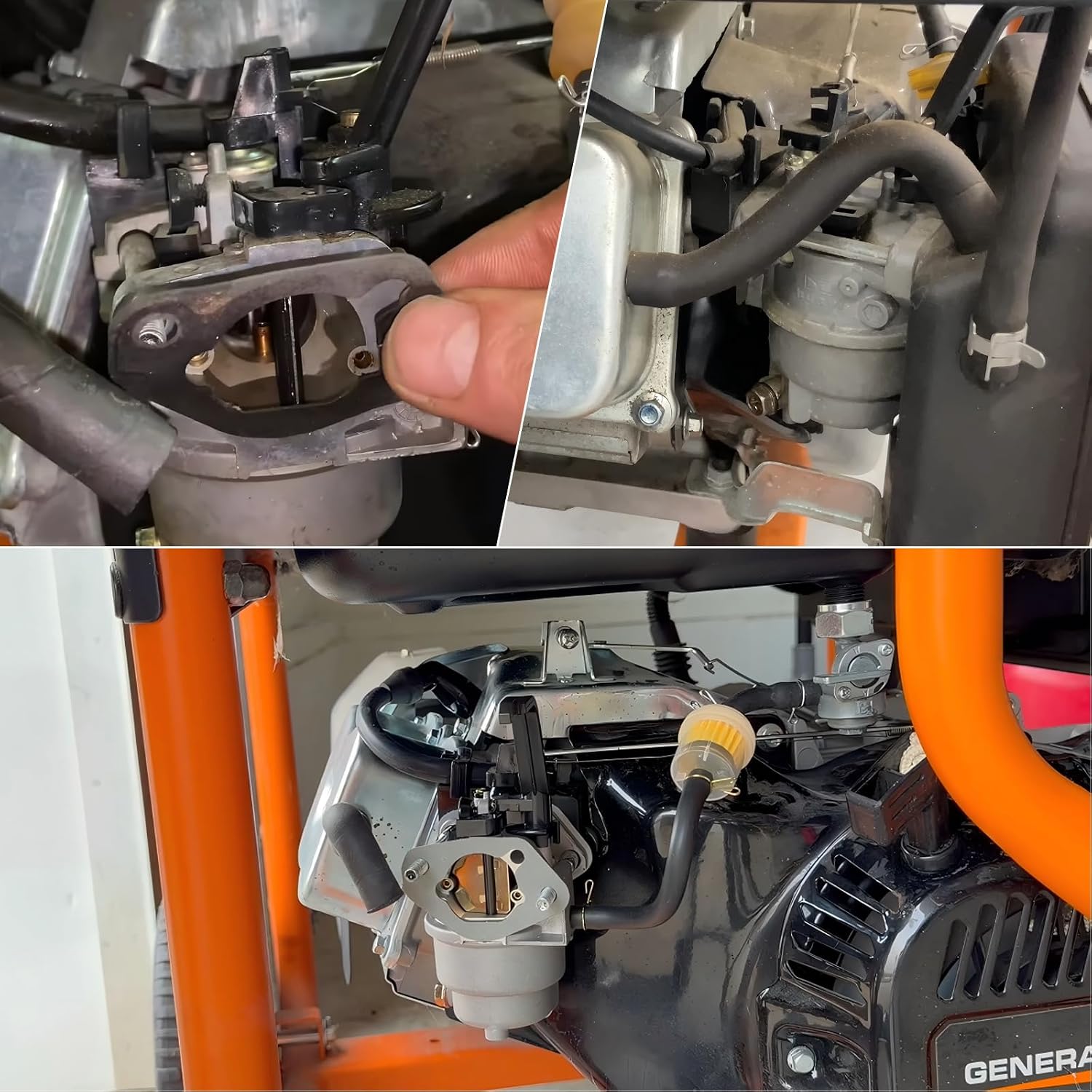 AUTOKAY GP5000 Carburetor for Generac GP5500 GP6500 GP6500E GP7500E Homelite PowerStroke 5000W 5500W 6000W 6500W 7500 Watt 389cc 8125W Huayi Ruixing 13HP 14HP 15HP 16HP 188F 190F Generator Carb