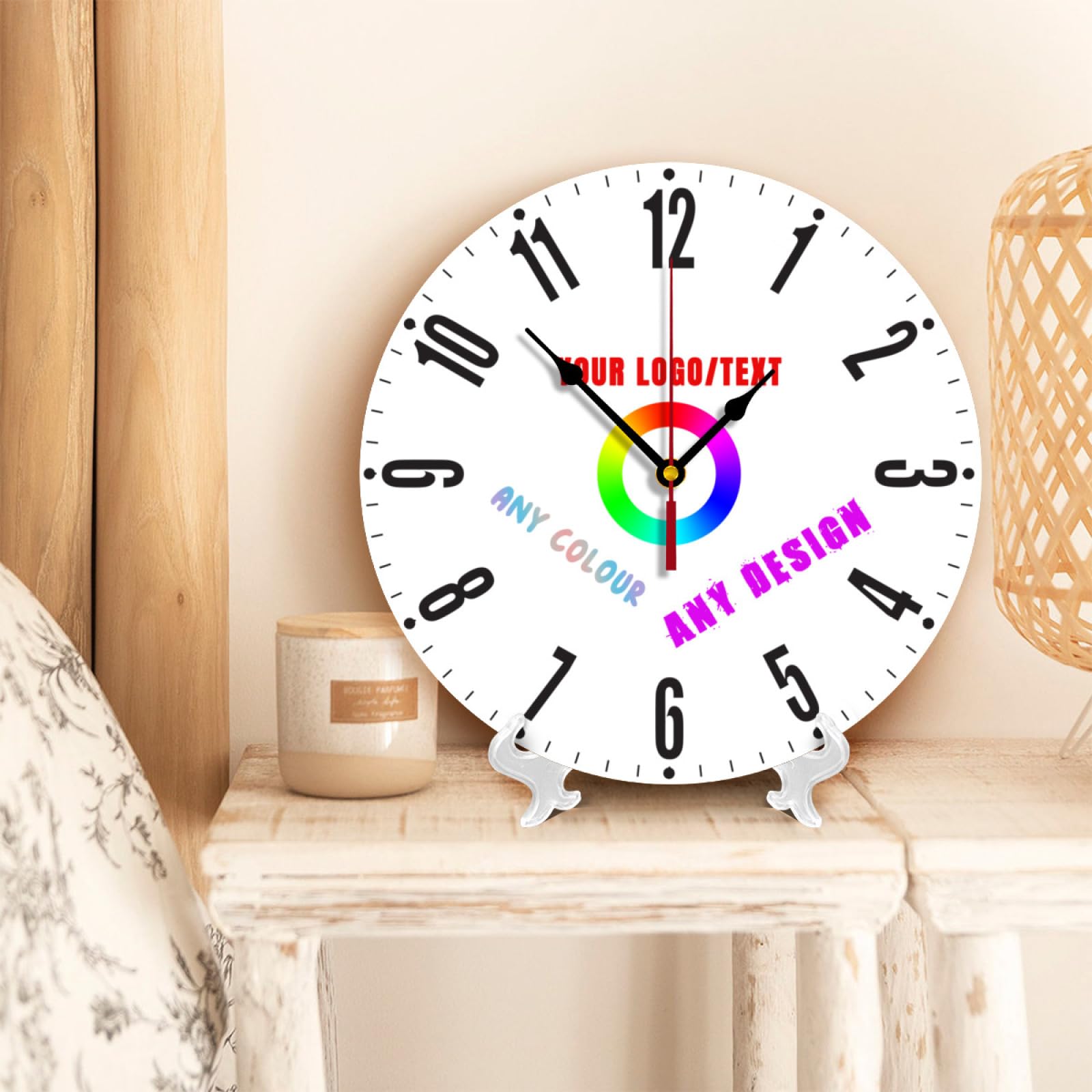 Custom Logo Alarm Clock