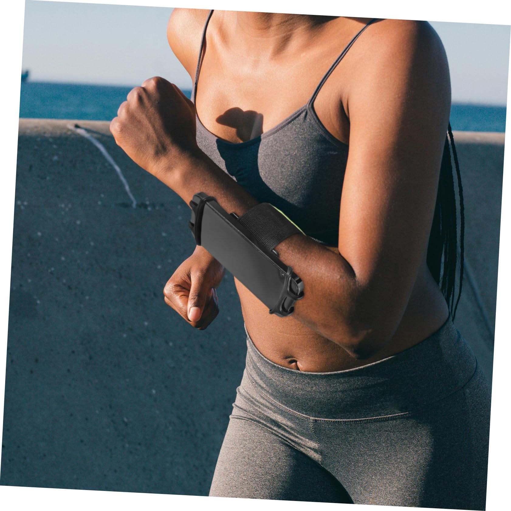 ULTECHNOVO 8pezzi Supporto Cellulare Da Corsa Bracciale Per Sport e Ciclismo Porta Telefono Per Braccio e Polso Rotazione e Compatibile Con Tutti Gli Smartphone