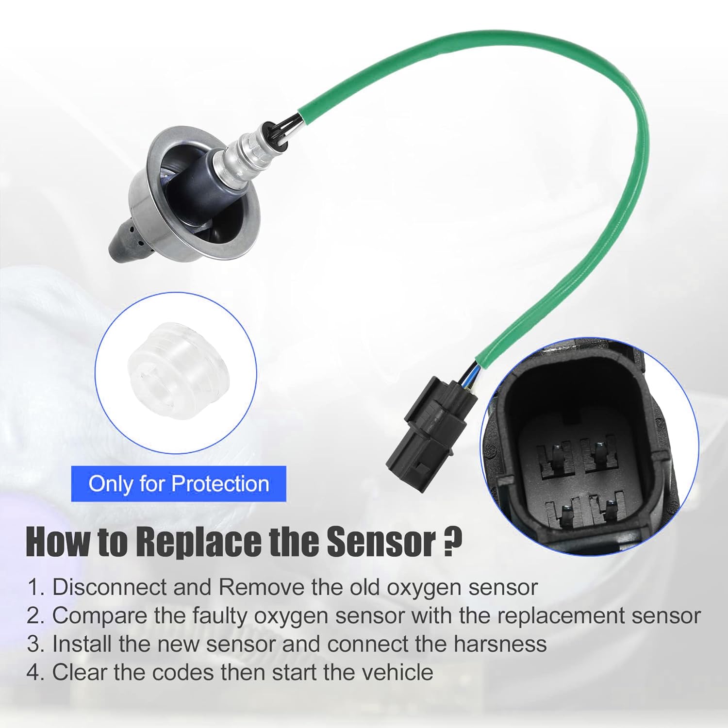 Unifizz Front Upstream Oxygen Sensor for Acura TSX 2.4L L4 2009-2014 36531-R40-A01 for Honda Accord 2.4L L4 2008-2012 for Honda CR-V 2.4L L4 2010-2011