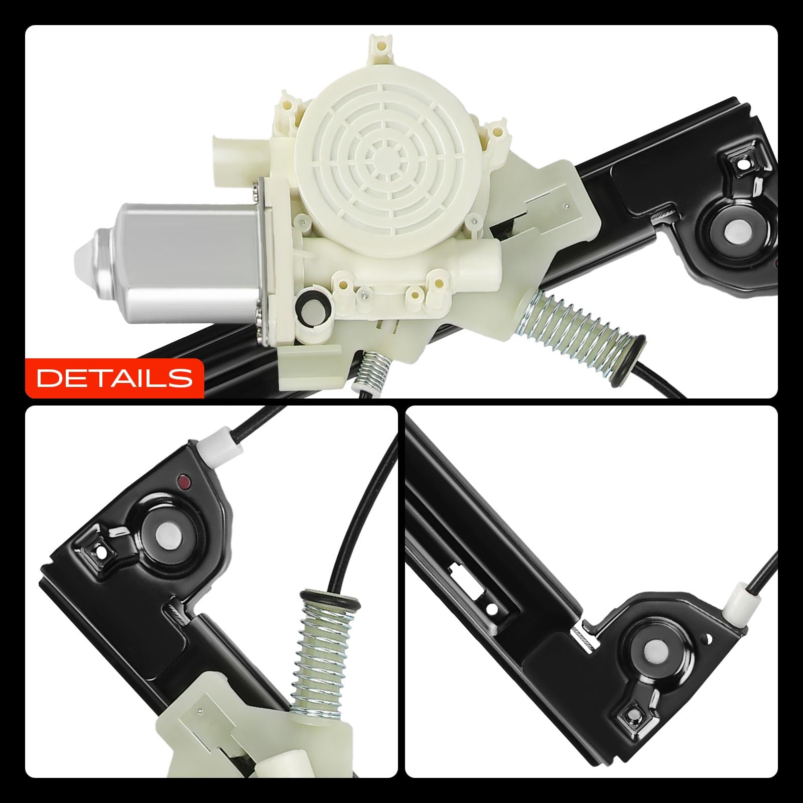 Frankberg Alzacristallo Elettrico con Motore 2-Poli Anteriore Sinistro Compatibile Mini R52 R50 R53