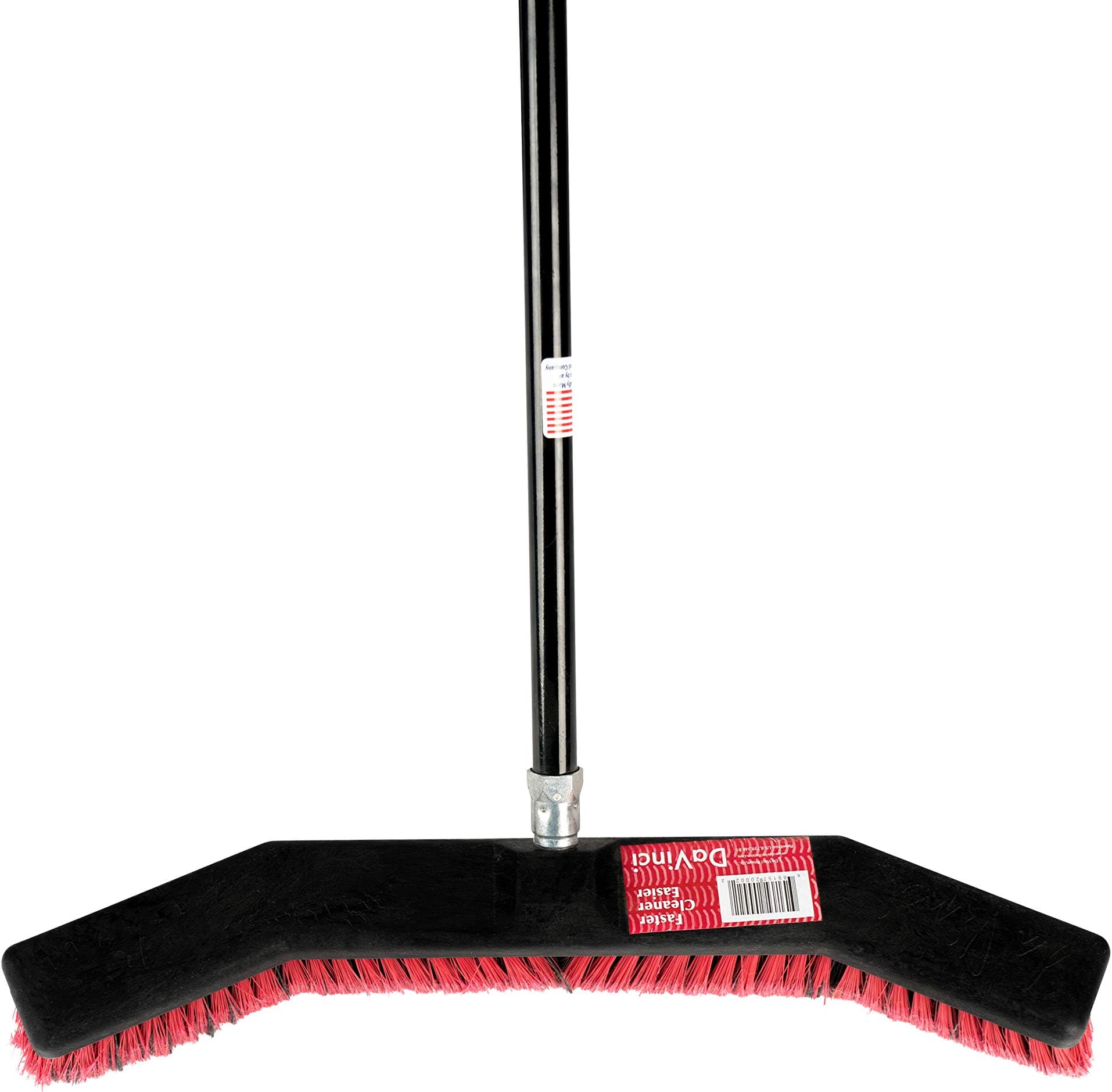 Shop Broom/Push Broom, Keeps Debris Inside Broom, Best for Sweeping Kitchen Floors, Patios, Garages, Shops, Tile, Large Areas, and Wood Floors. Durable, Large, Light (Shop Broom)