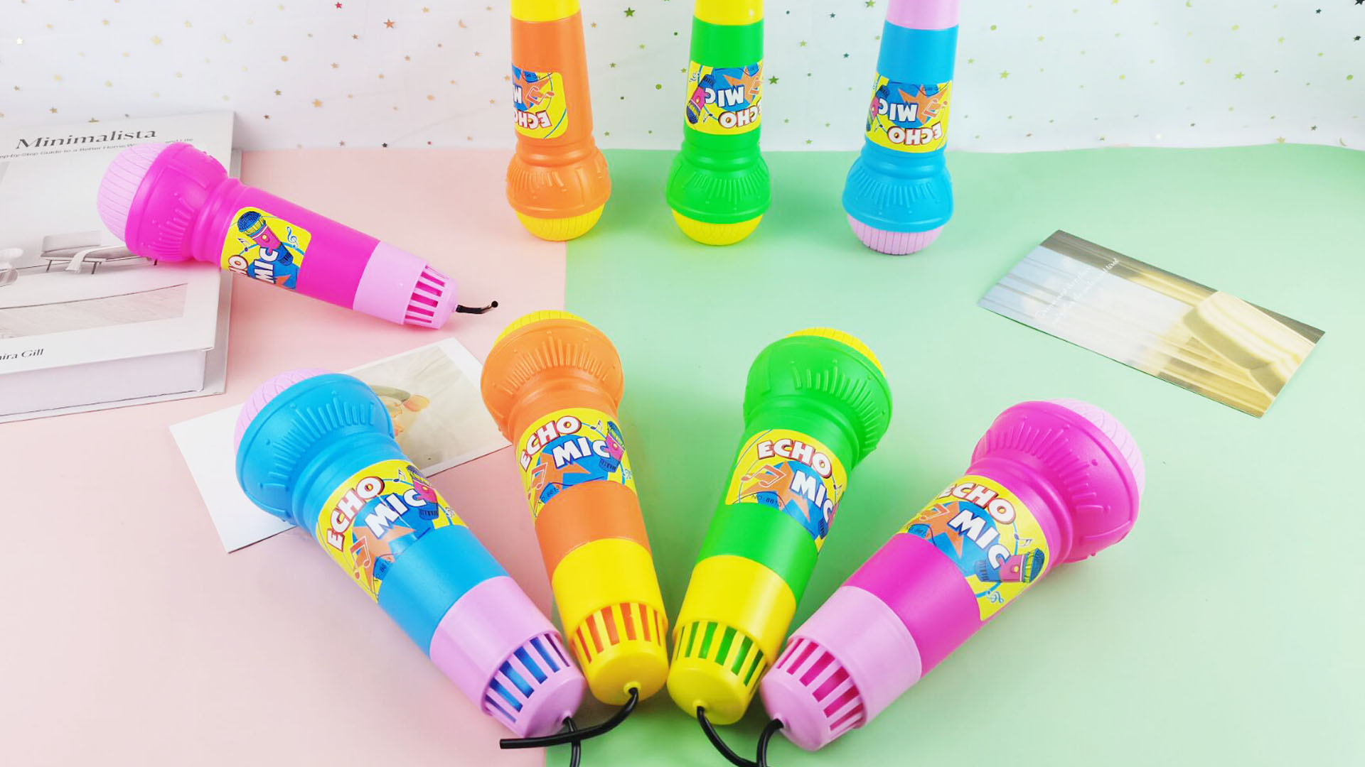 Amazon.com: PPXMEEUDC 8 PCS Echo Toy Microphones for Kids Karaoke