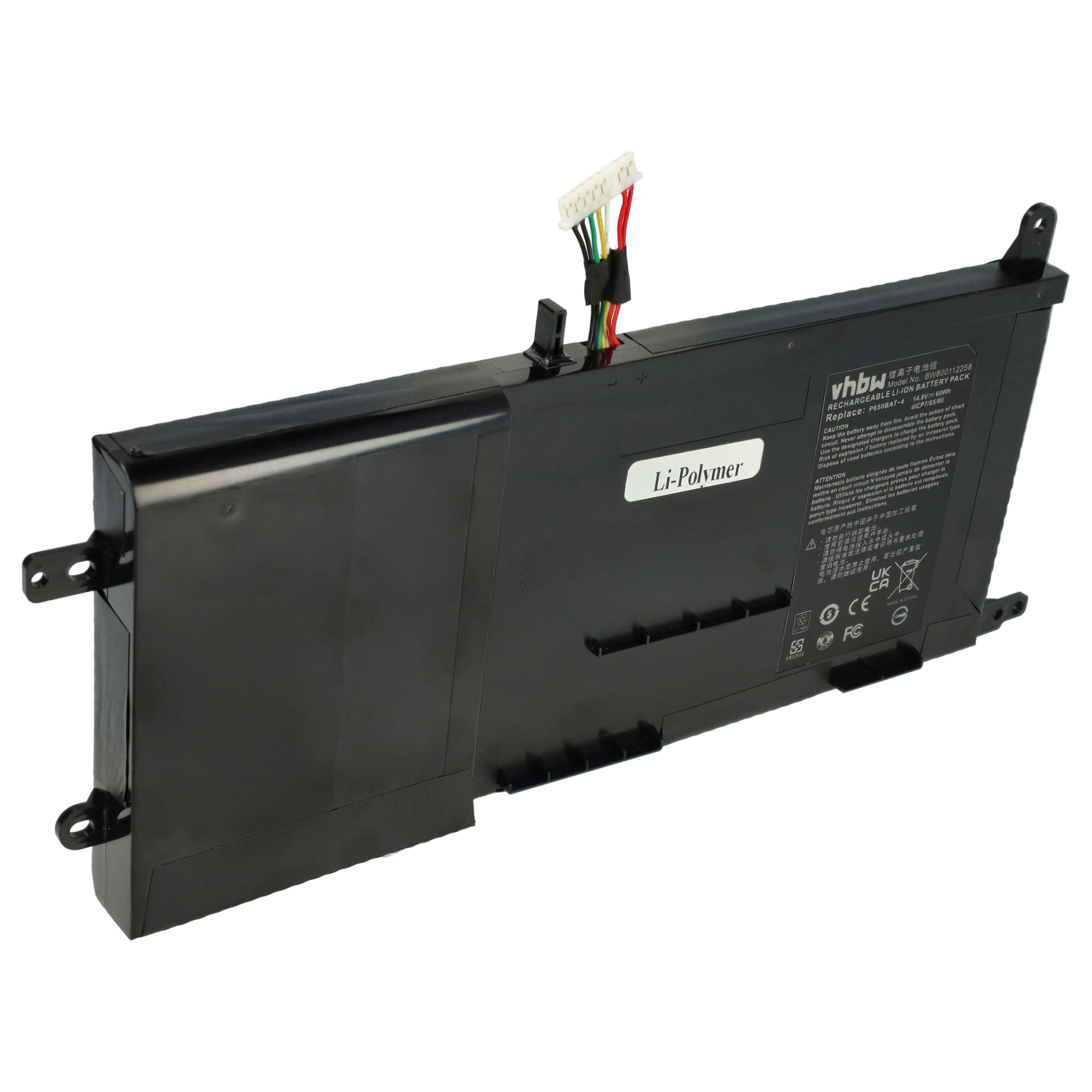 vhbw Batería Compatible con Thunderobot ST Pro, ST Pro-670016G512G10606GWS, ST Pro-P1, ST-R3 Notebook (4050 mAh, 14,8 V, Li-Poli)