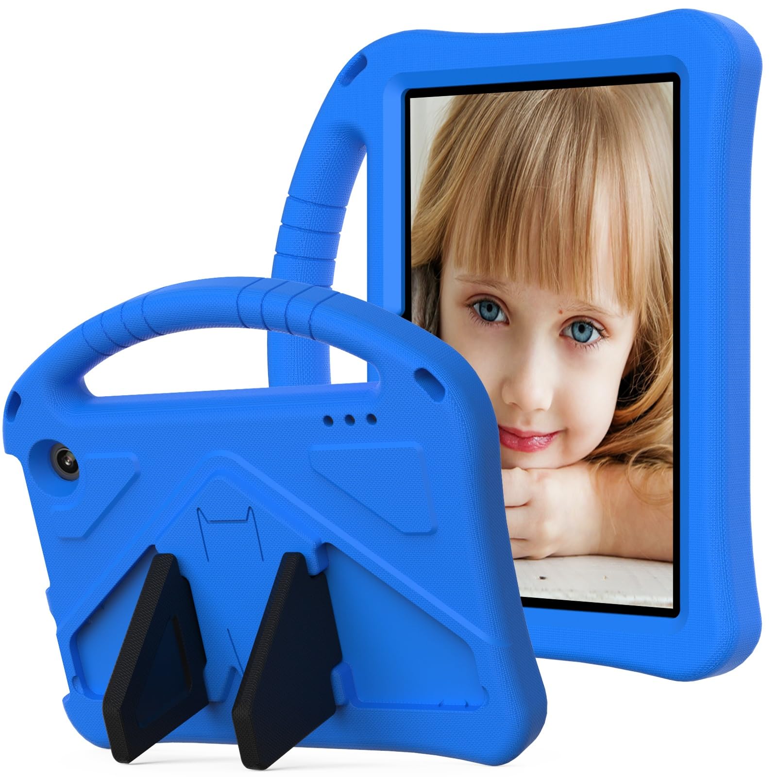 Custodia protettiva per tablet PC compatibile con custodia per tablet Kindle Fire 7 2022, custodia protettiva leggera in EVA per bambini, resistente agli urti e alle cadute, custodia protettiva con