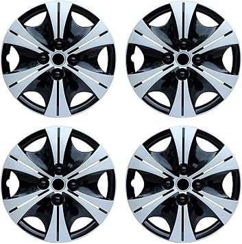 Wheel Cover Set - 15" Wheel Cap, Decorative Wheel Trim | Automotive Exterior Car Accessories, Gray