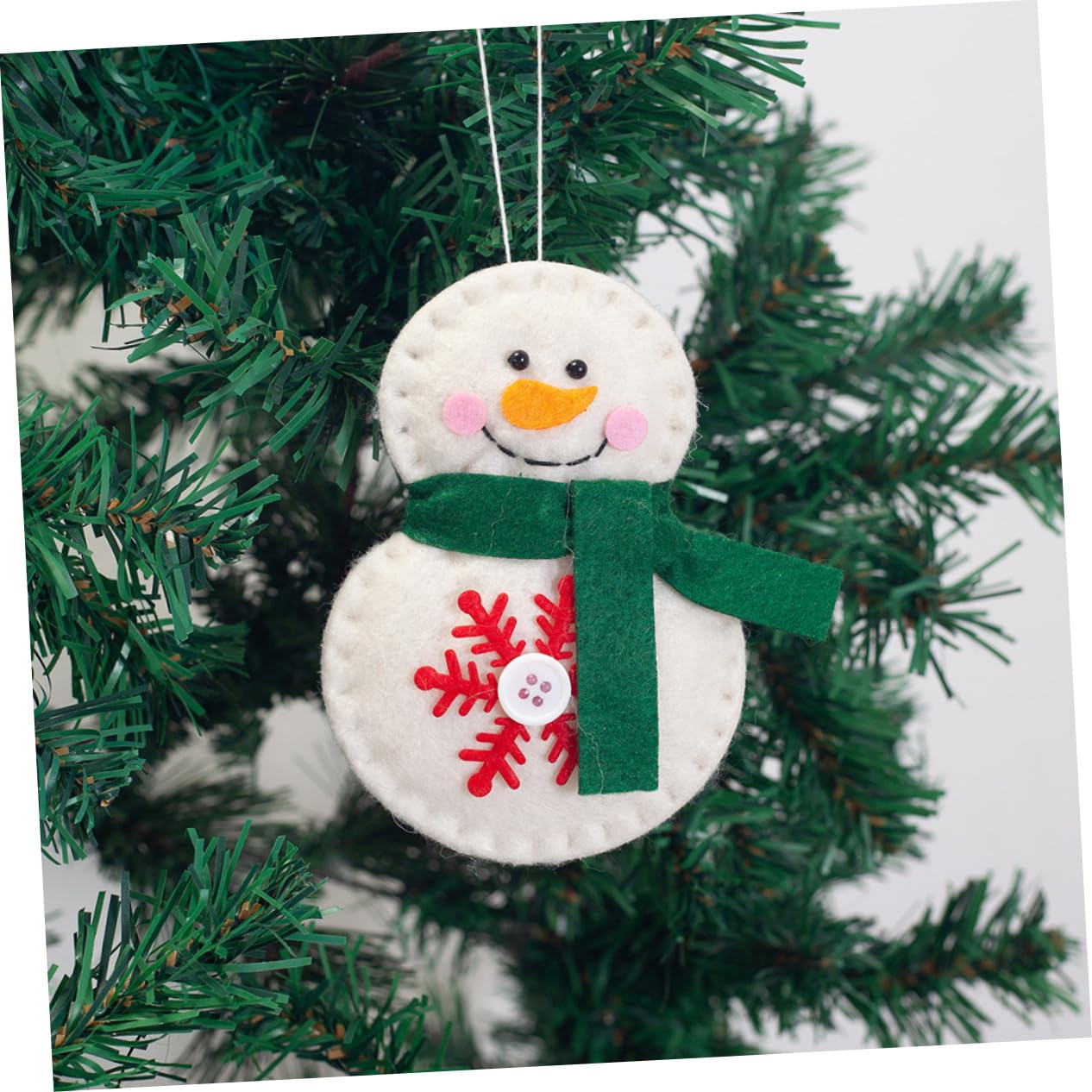 ABOOFAN 12 Pz Ornamenti Natalizi in Feltro Ornamenti Di Babbo Natale Ornamenti Dell'albero Di Babbo Natale Ornamenti Di Pupazzo Di Neve Di Natale Oggetti Decorativi Albero Di Natale