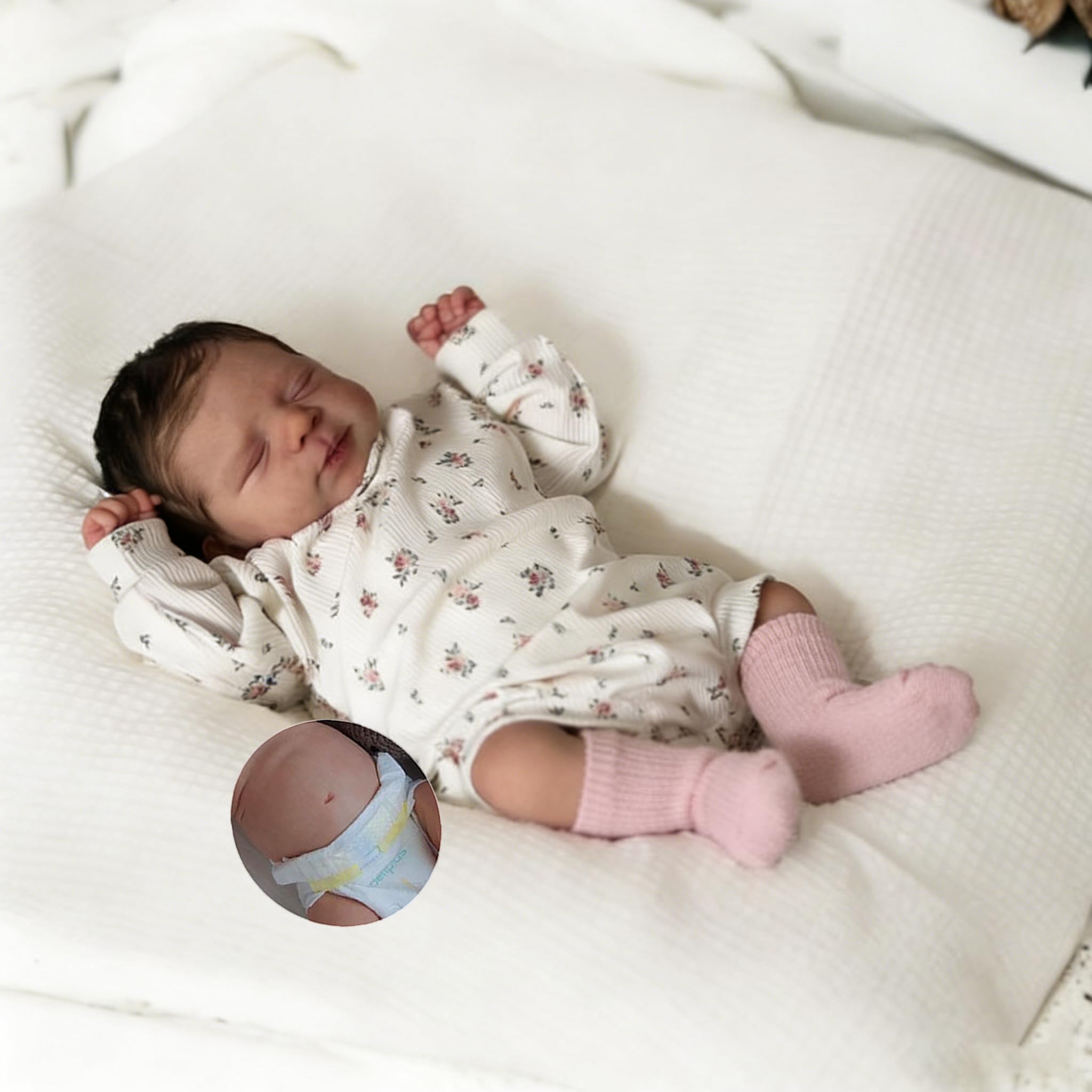 Anano Reborn Baby Dolls Girls 45 Cm Realistic Baby Dolls, Realistic Vinyl Full Body Reborn Babies That Look Like Real Full Vinyl Body Babys Doll, Real Size Anatomically Correct Newborn Girls — image 1