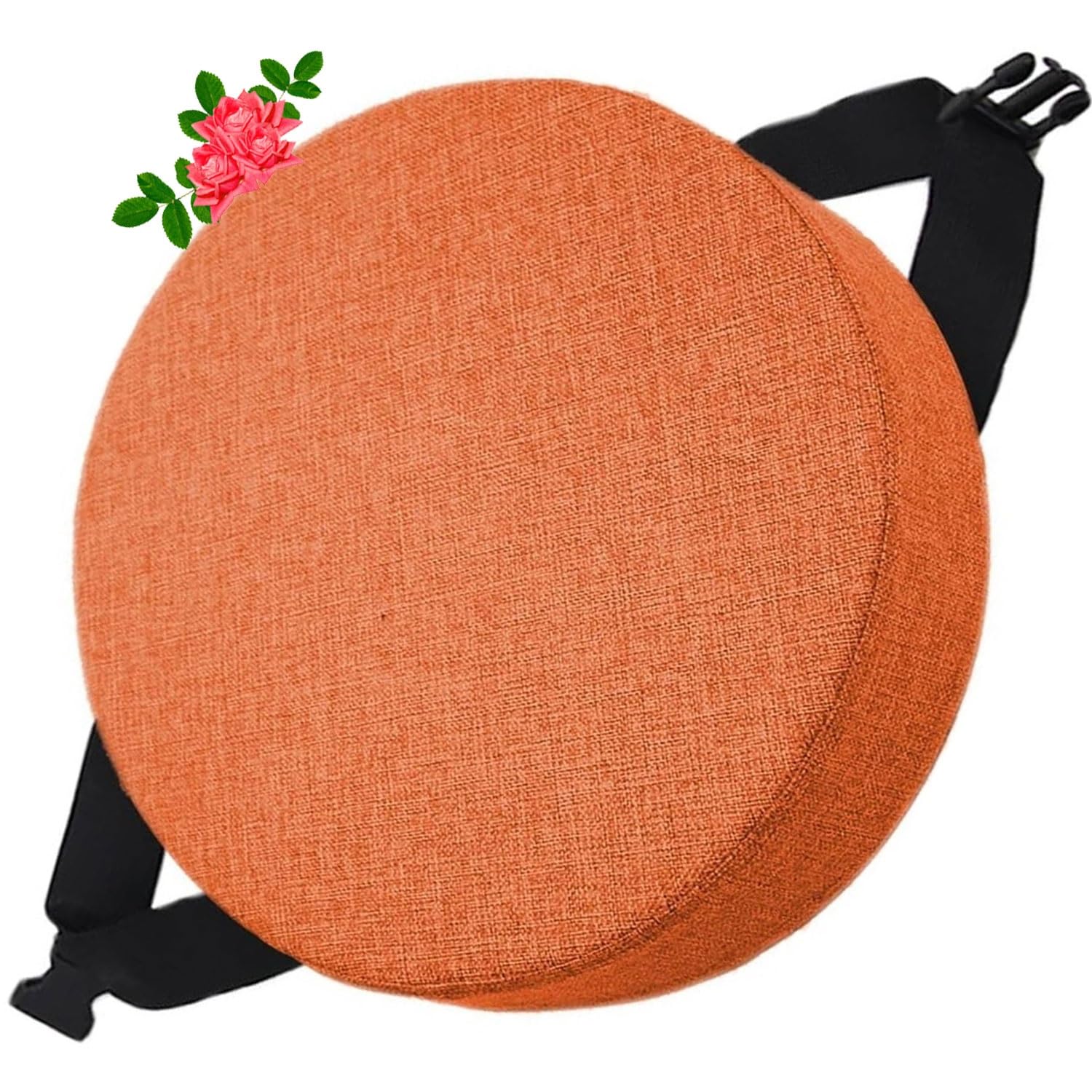 Uyeoco 3# Memory Foam Round Seat Cushion 5/8Cm Thick,35/40/45/50Cm Round Stool Cushion, Circle Chair Pad With Removable Cover For Dining Kitchen Bar Chairs (Color : Size : 50X50x8cm)