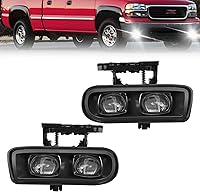 Vista 1 de Faros antiniebla LED compatibles con GMC Sierra 1999-2002 [2000 2001 2002 2003 2004 2005 2006 GMC Yukon] luces antiniebla de conducción