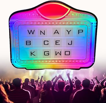 LED Letter Bottle Presenter with Color Change, VIP Bottle Service Sign Display Lights, Custom Logo, Light Box Sign with Letters Numbers for Club, Night Club, Party, Bar,A
