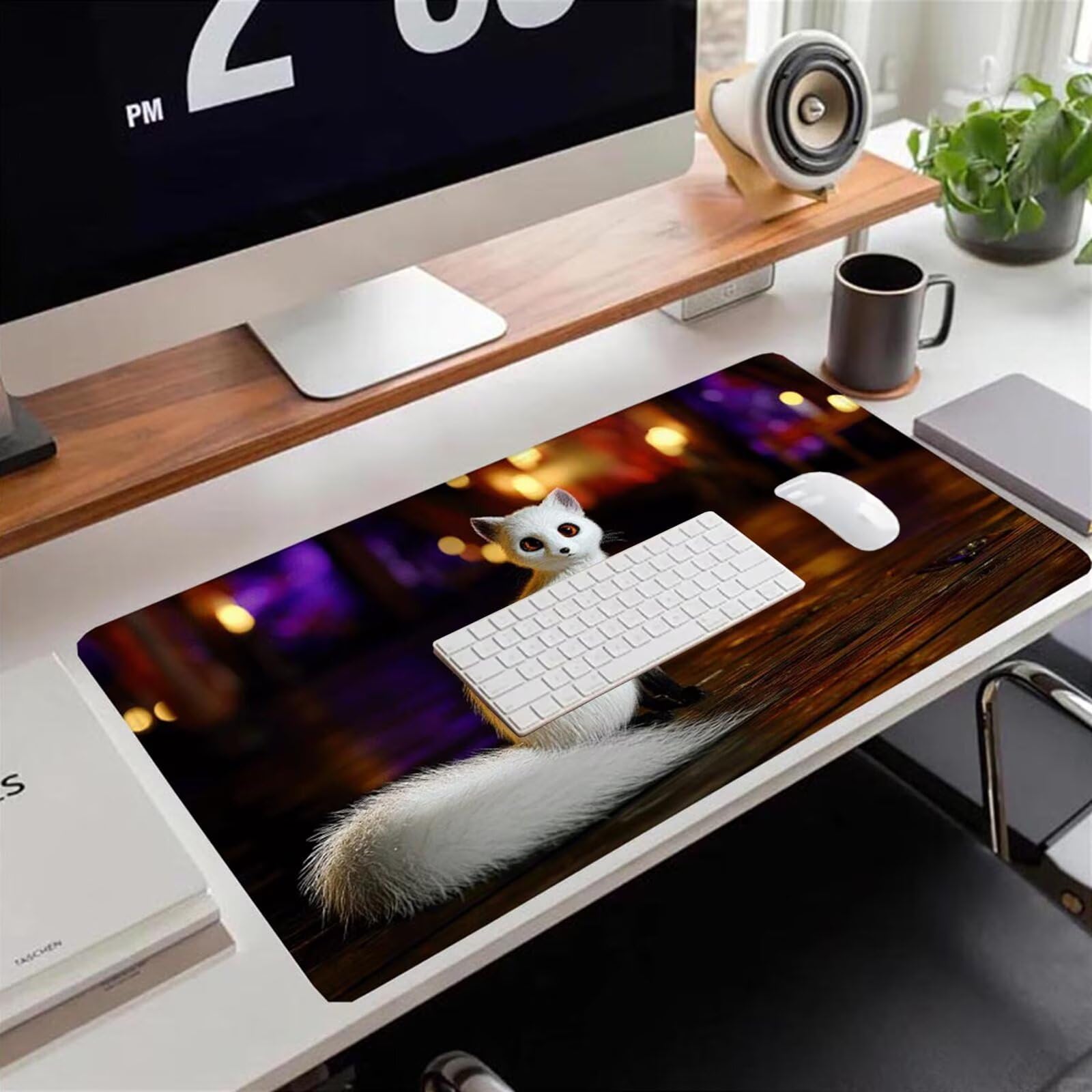Gamingowa podkładka pod mysz 1200 x 600 x 3 mm, XXL, wodoszczelna, odporna na ścieranie, z przyszytymi krawędziami, czarna, podkładka na biurko, poprawia prędkość i precyzję do laptopa, komputera