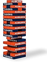 Vista 28 de Wild Sports NCAA Pro Football Tabletop Stackers Block Game for College Football Fan, Dorm Game, Tailgate