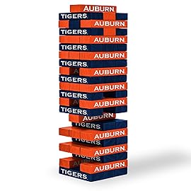Wild Sports NCAA Auburn Tigers Table Top Stackers 3 x 1 x .5, Team Color
