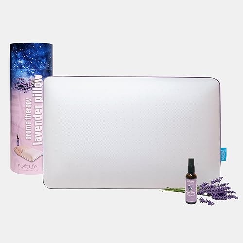 Miniatura 8 de Suupla - Almohada de espuma viscoelástica de alta calidad, colección de spa de hotel, diseño ventilado de enfriamiento para un sueño fresco, soporte