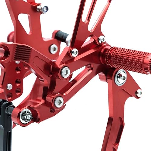 Miniatura 5 de Pedal de motocicleta para Kawasaki Z900 Z 900 2017 2019 2018 (Color : rojo)