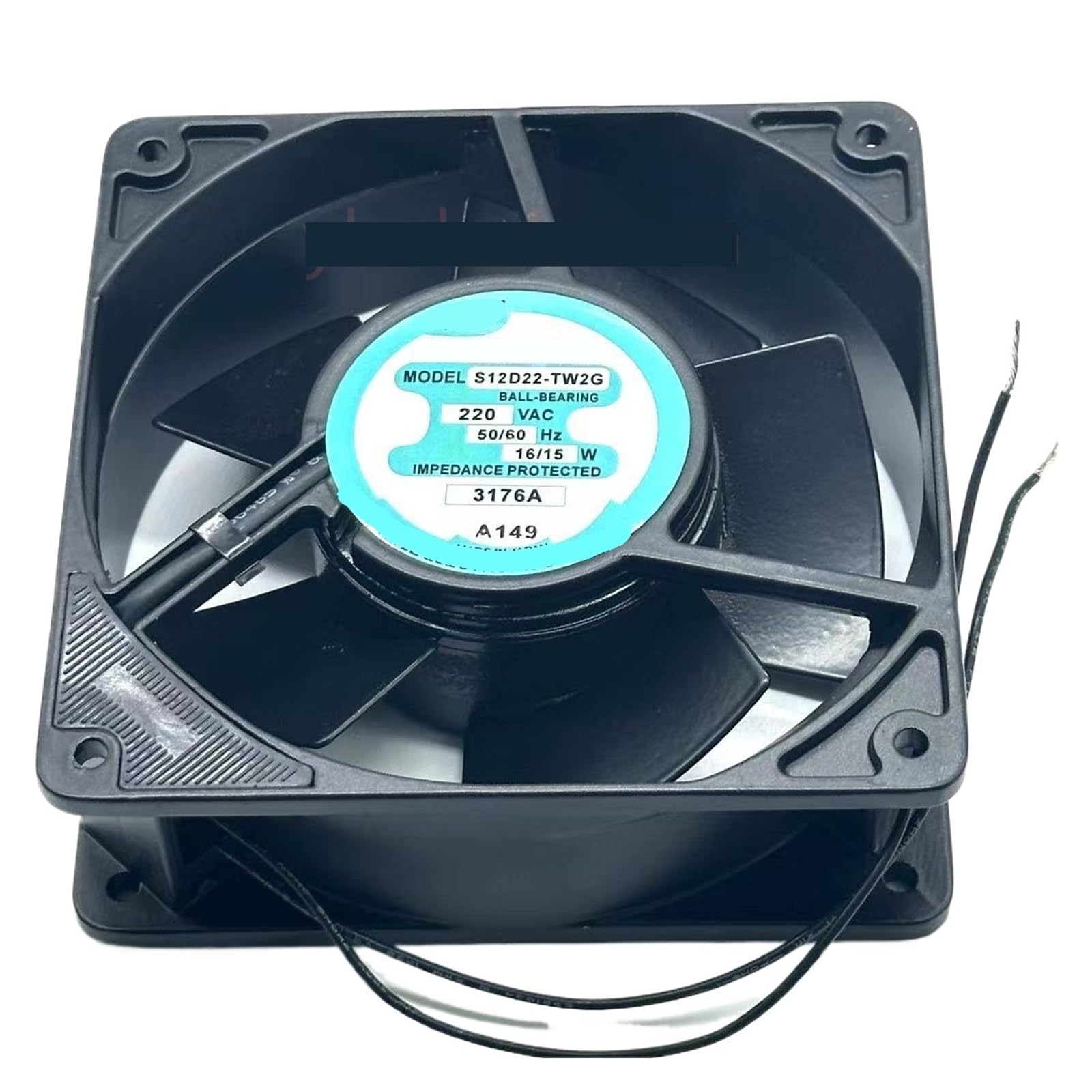 YMUGUEGH S12D22-TW2G AC 220V 16W 120x120x38mm Server Cooling Fan