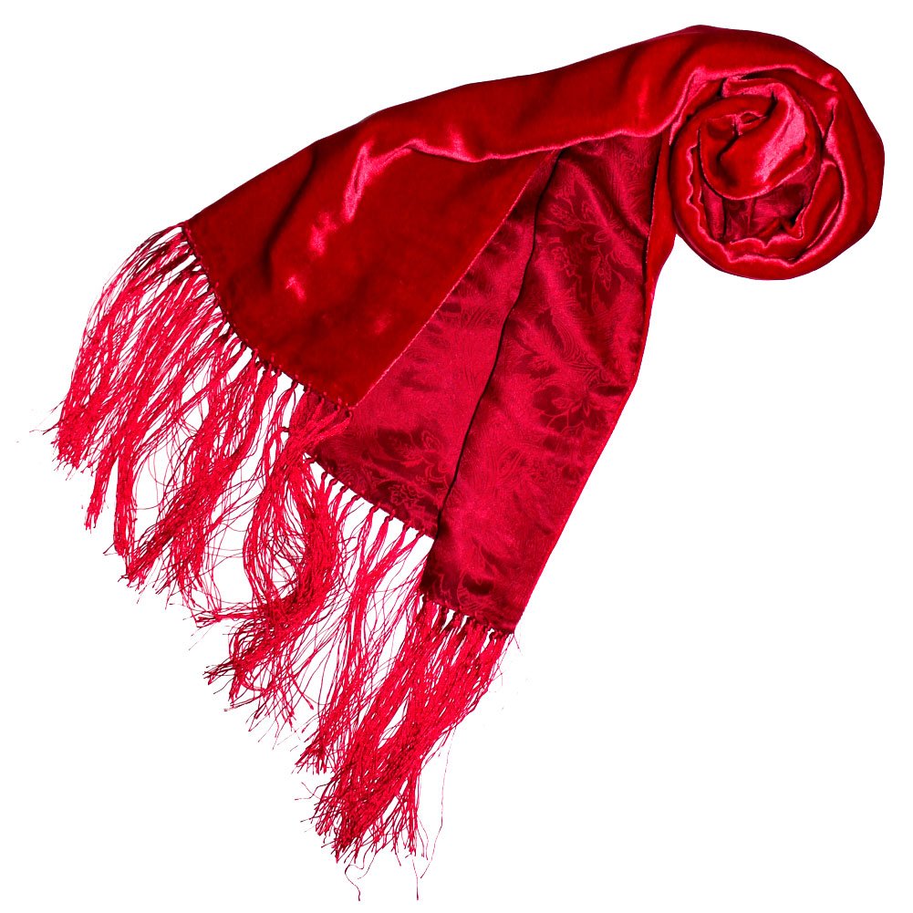 Foulard In Seta Lorenzo Cana 88x88 Cm - Lusso Damasco Jacquard 100% Seta, Stampato A Mano, Fazzoletto Da Collo Modello Barocco Opulento (89136) - 3
