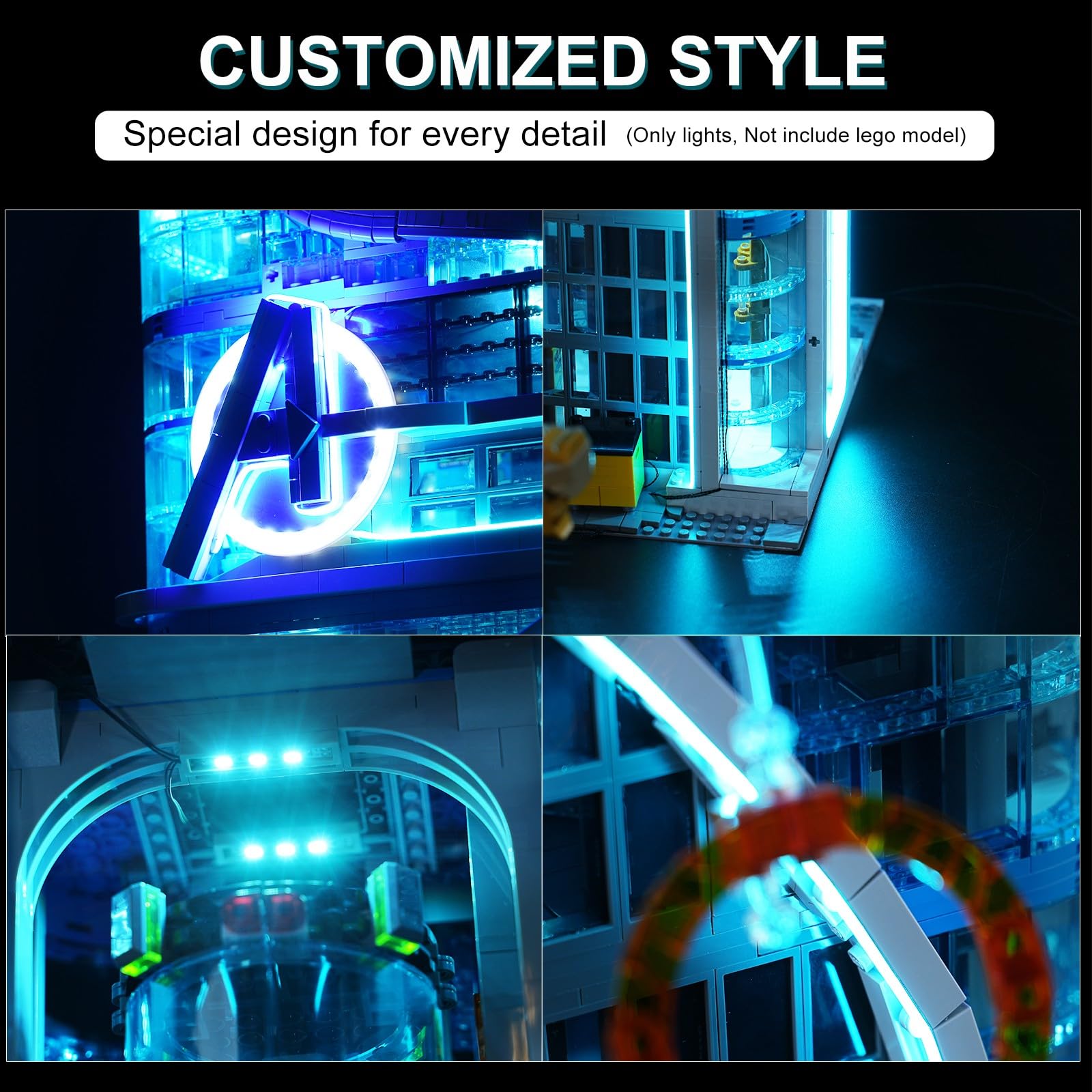 Amazon.co.jp: Rorliny LEDライトキット Lego-76269 アベンジャーズ